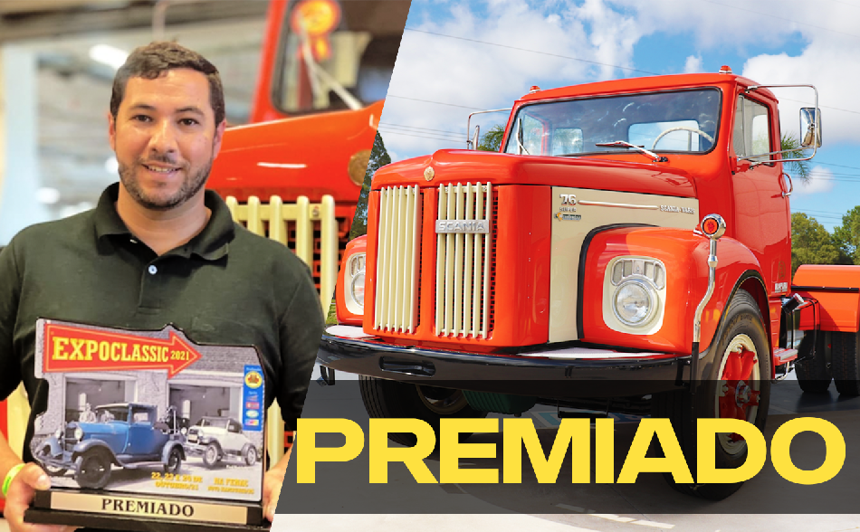 Scania "Espingardinha" restaurado na Brasdiesel é premiado na ExpoClassic 2021.