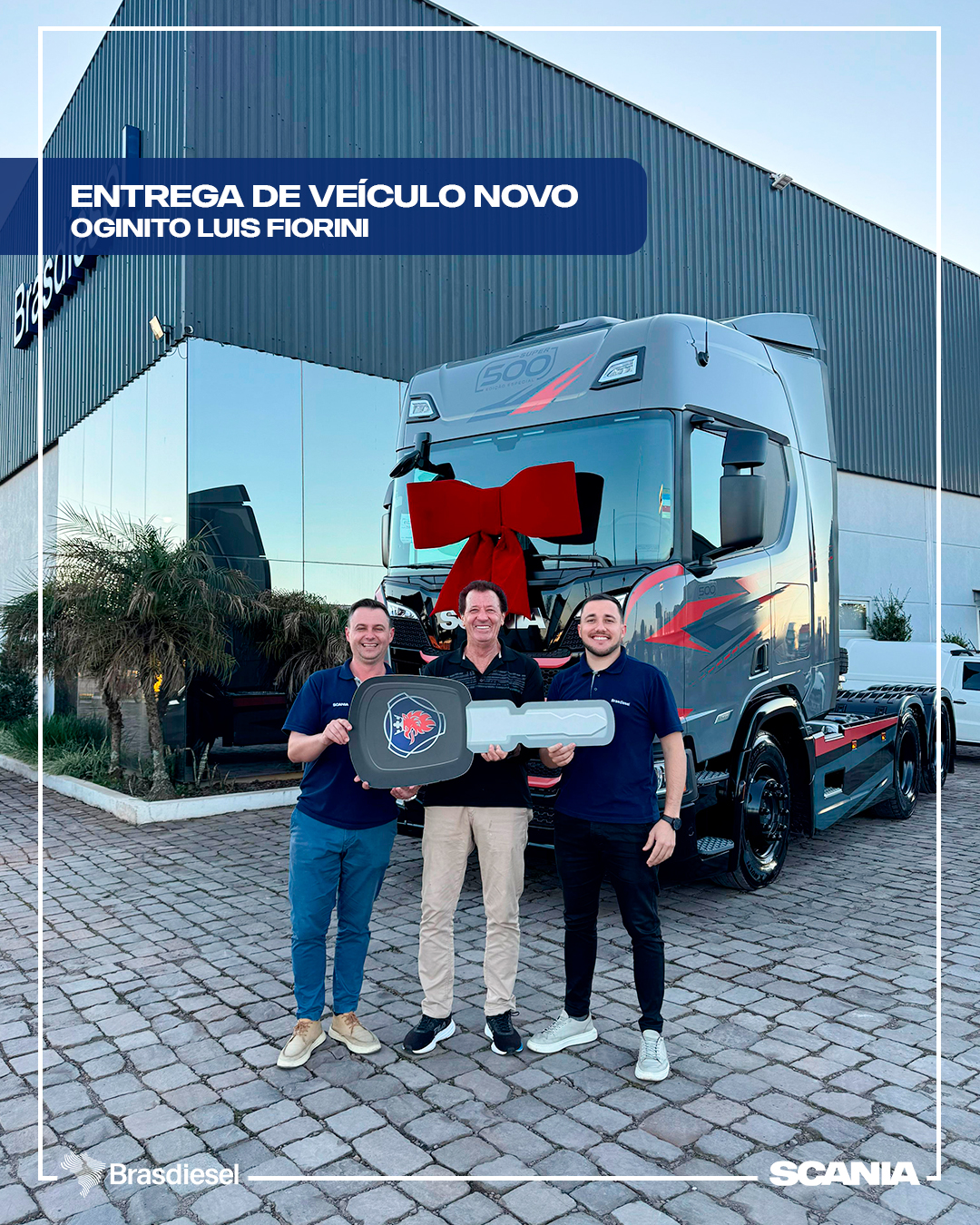 ENTREGA DE VEÍCULO - Oginito Luis Fiorini