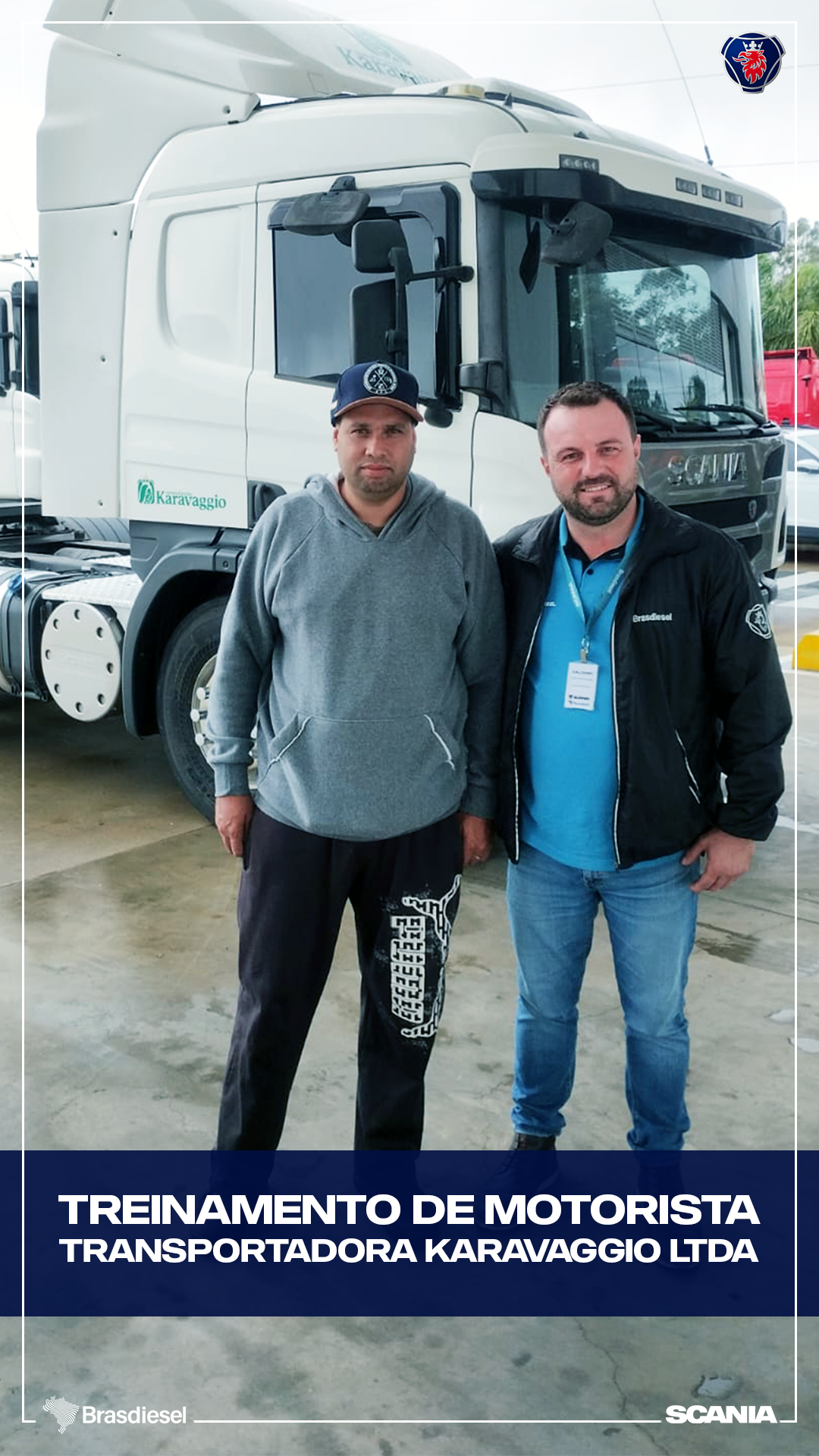 TREINAMENTO DE MOTORISTA - TRANSPORTADORA KARAVAGGIO LTDA