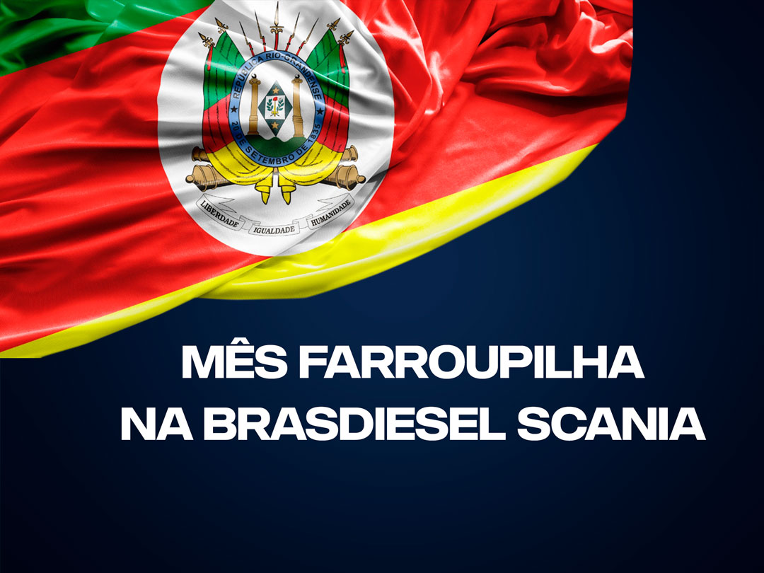 Descubra como ganhar um kit de chimarrão exclusivo Brasdiesel Scania no mês Farroupilha