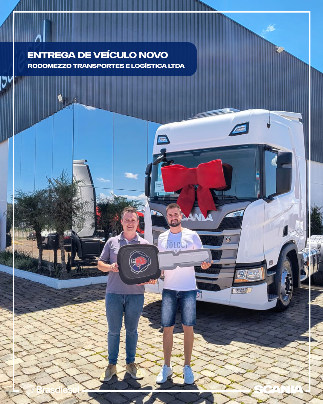 ENTREGA DE VEÍCULOS -RODOMEZZO TRANSPORTES E LOGÍSTICA LTDA