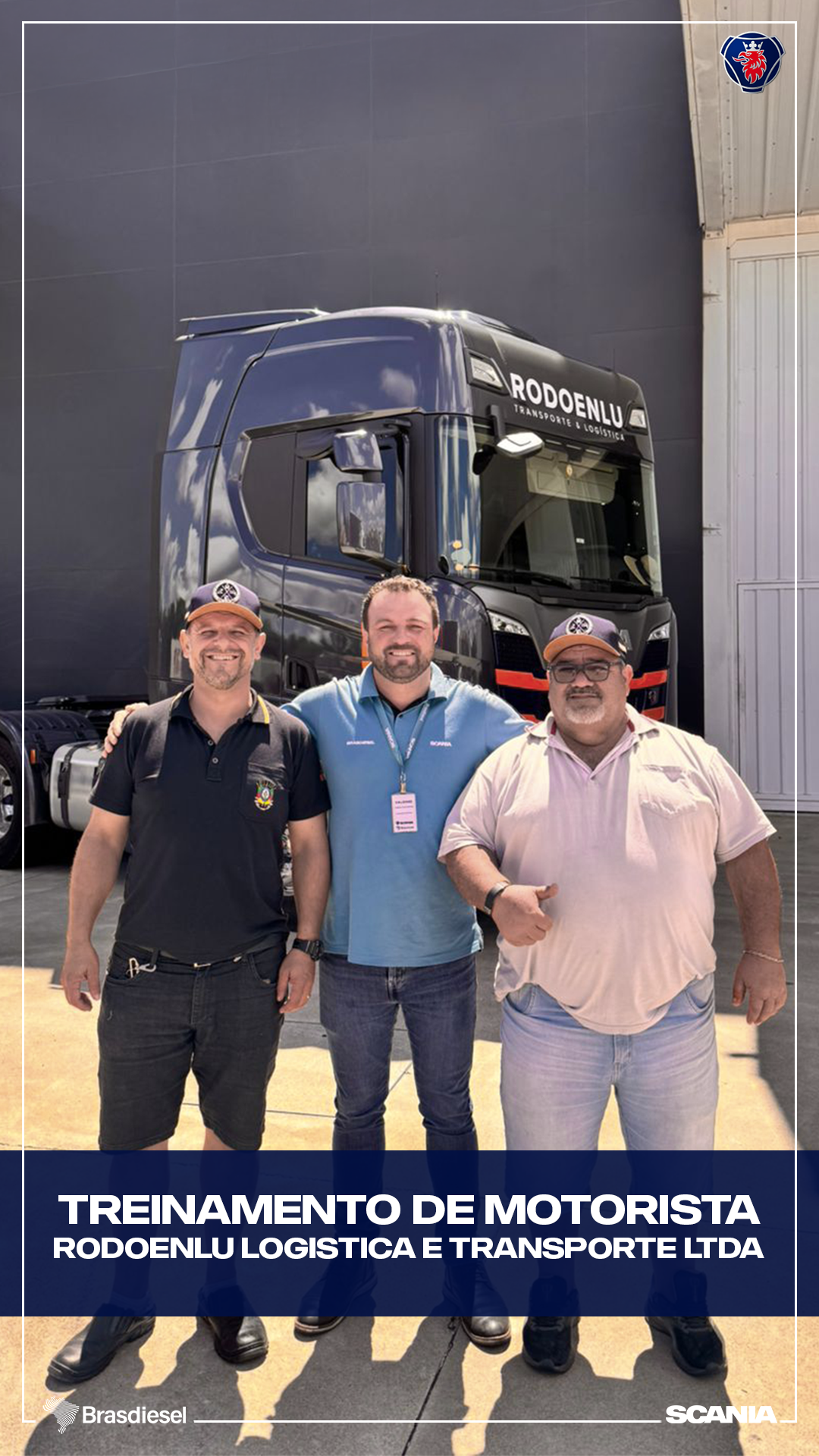 TREINAMENTO DE MOTORISTA - RODOENLU LOGISTICA E TRANSPORTE LTDA