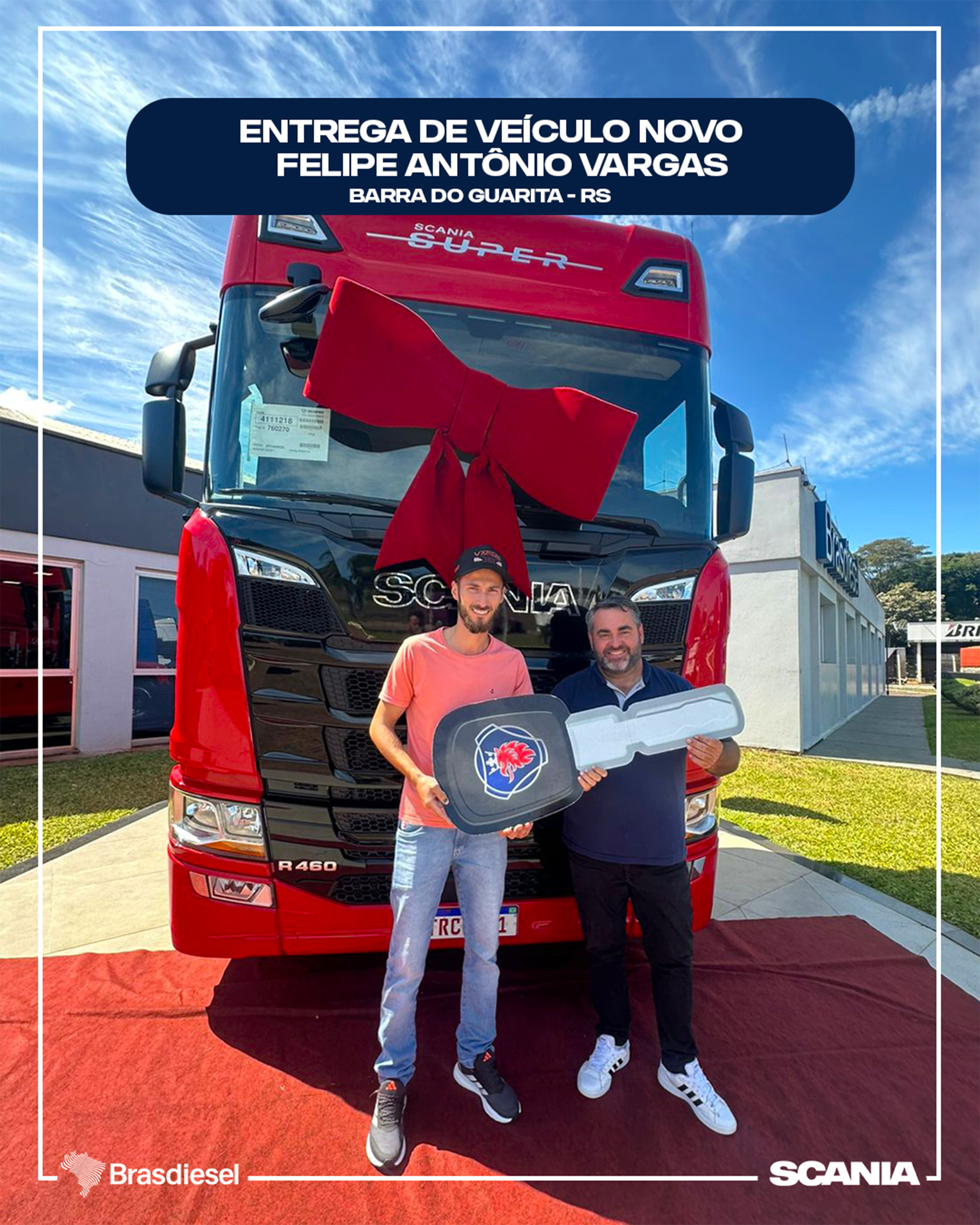ENTREGA DE VEÍCULO - FELIPE ANTÔNIO VARGAS