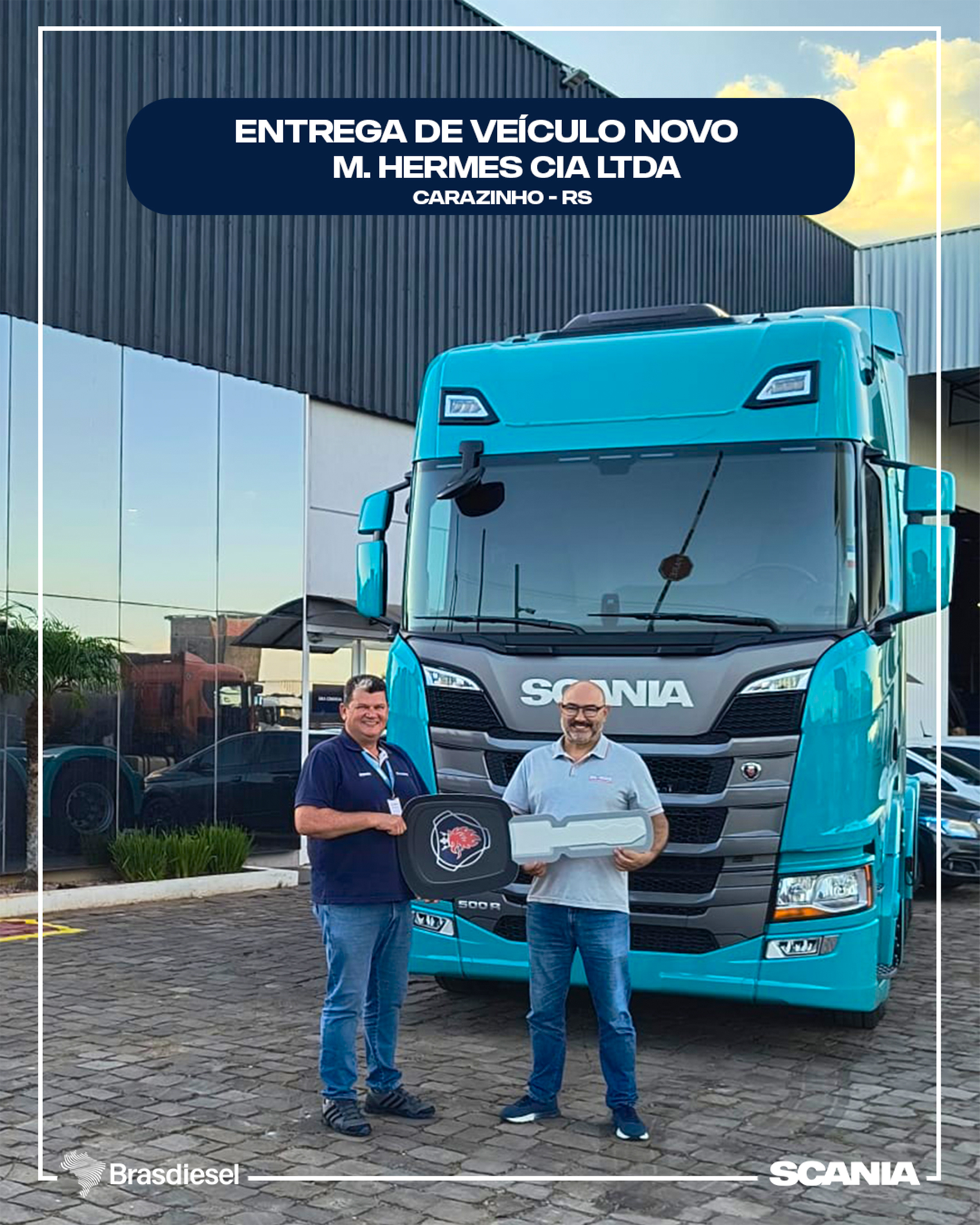 ENTREGA DE VEÍCULO - M. HERMES CIA LTDA