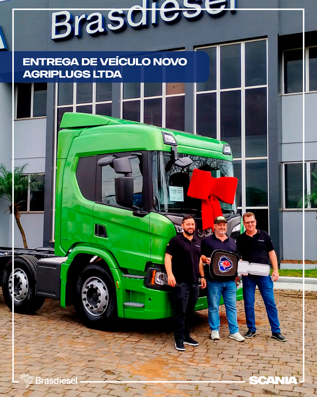 ENTREGA DE VEÍCULO - AGRIPLUGS LTDA