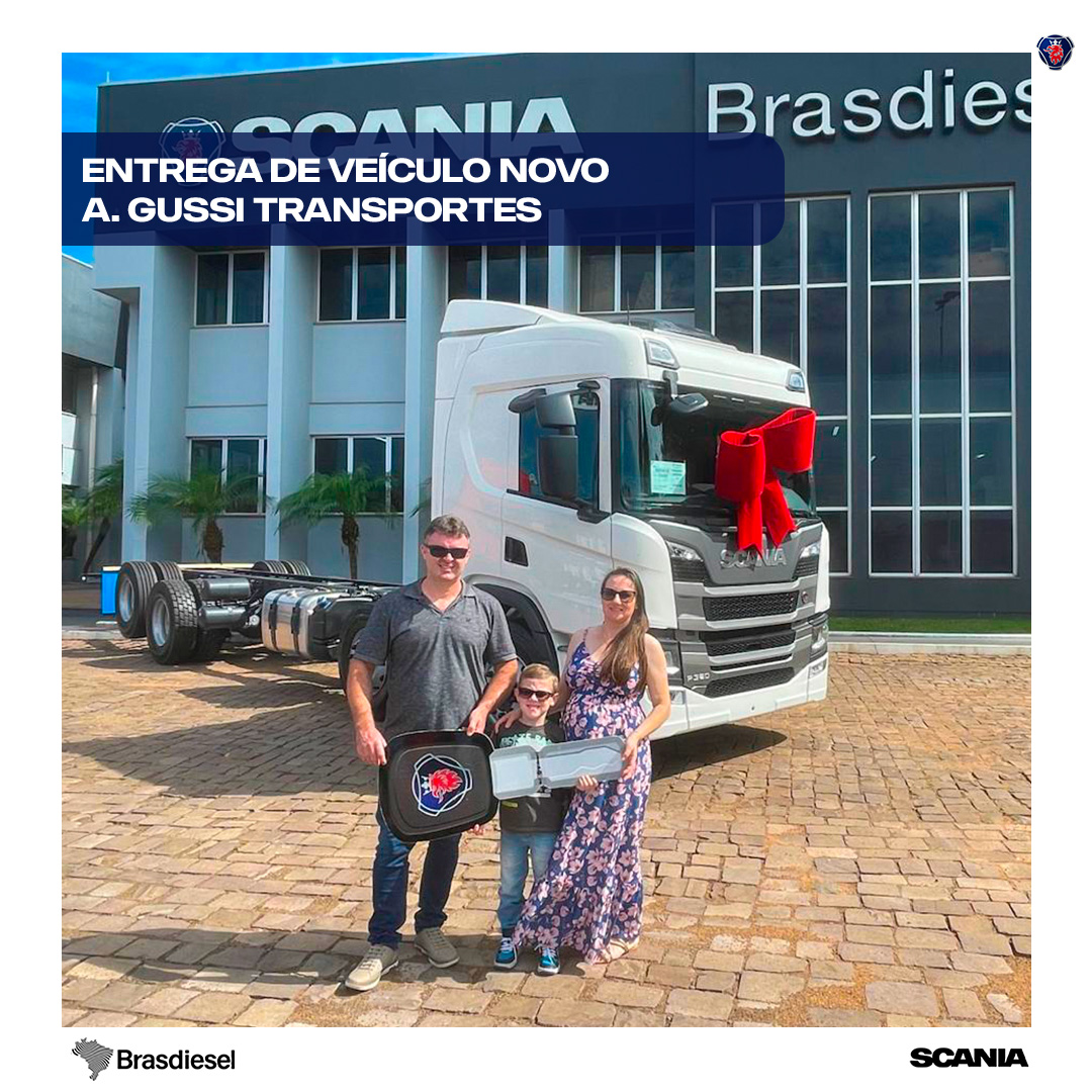 ENTREGA DE VEÍCULO -  A. GUSSI TRANSPORTES  - ME