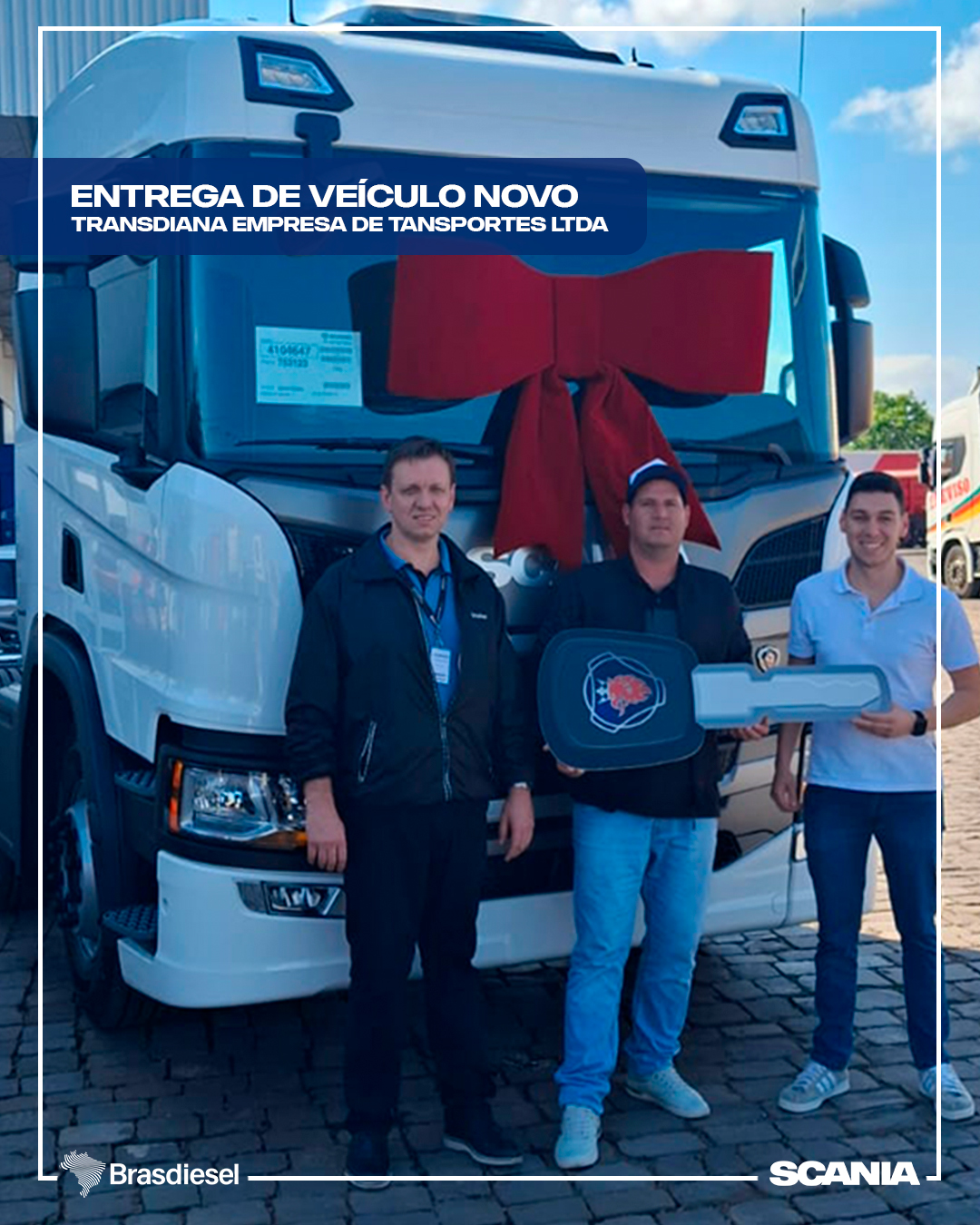 ENTREGA DE VEÍCULO - Transdiana Empresa de Tansportes LTDA