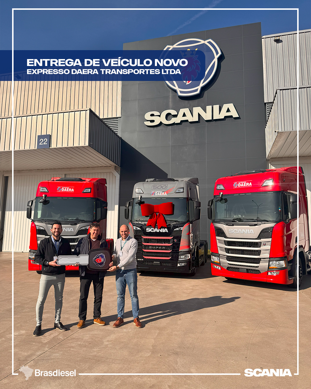 entrega de veículos - EXPRESSO DAERA TRANSPORTES LTDA      