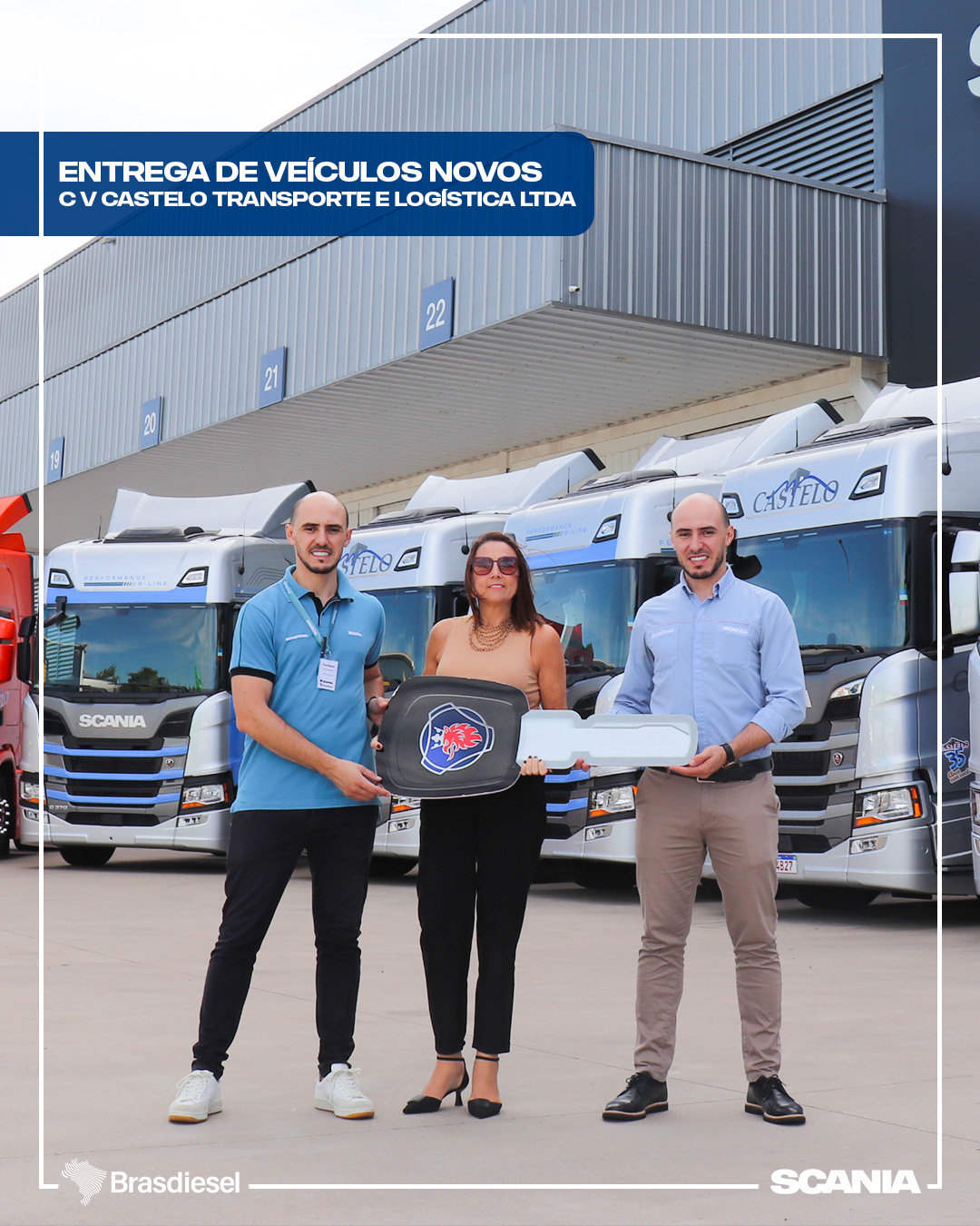 ENTREGA DE VEÍCULOS - C V Castelo Transporte e Logística Ltda