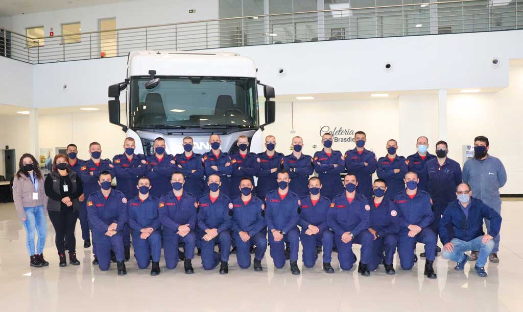 Brasdiesel Caxias do Sul recebe a visita do 5º Batalhão de Bombeiro Militar de Caxias do Sul