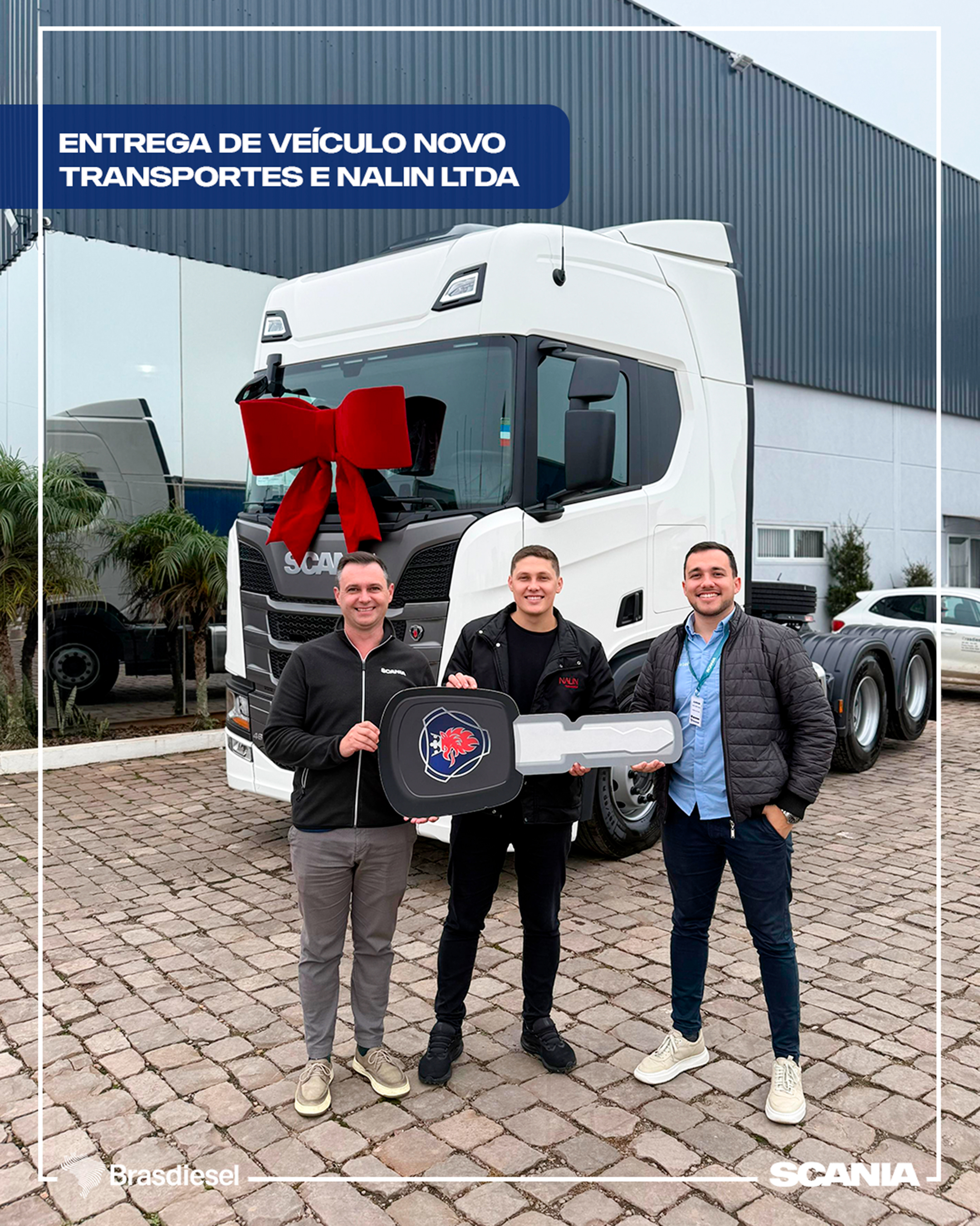 ENTREGA DE VEÍCULO - TRANSPORTES E NALIN LTDA