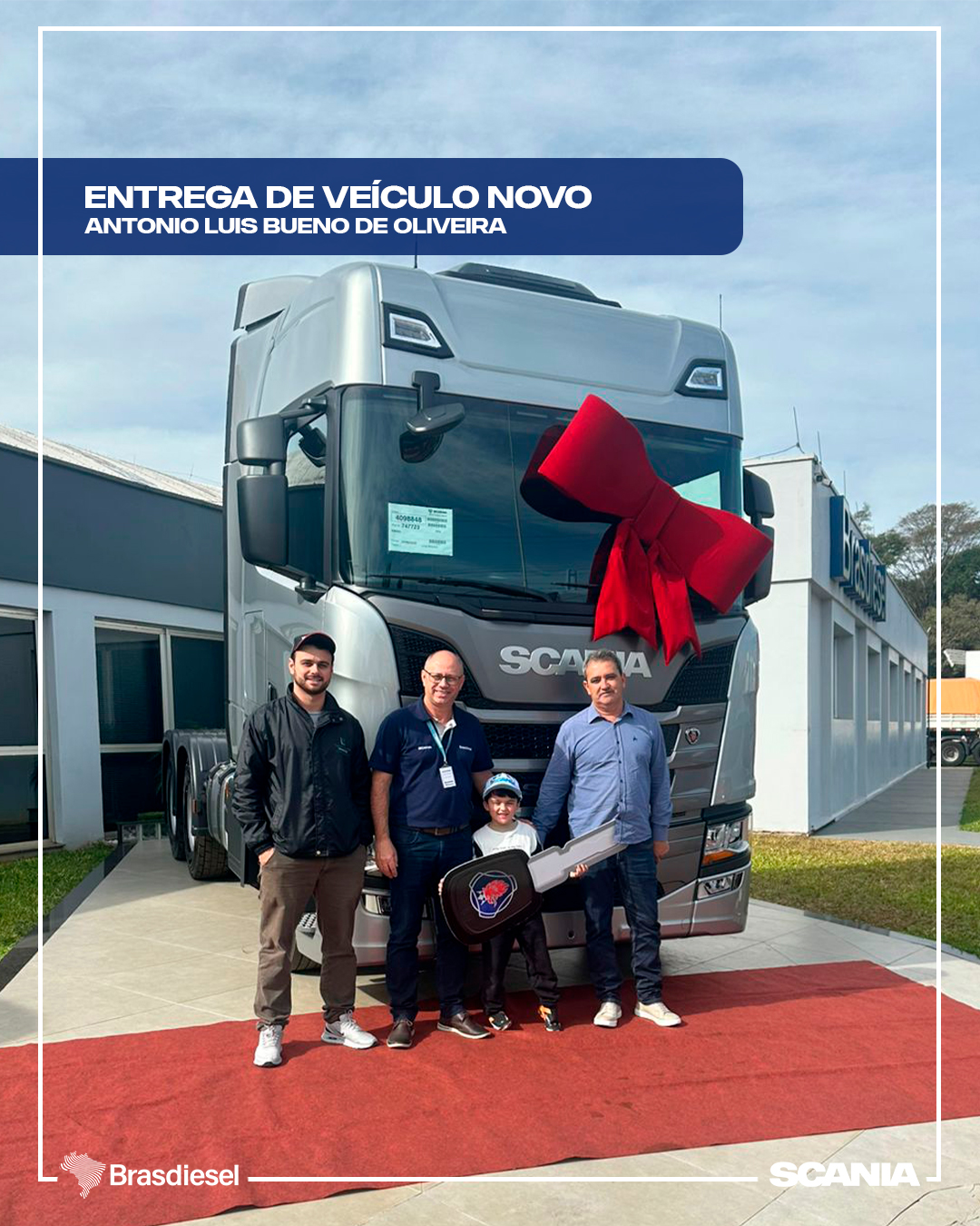 Entrega de veículo - ANTONIO LUIS BUENO DE OLIVEIRA                    