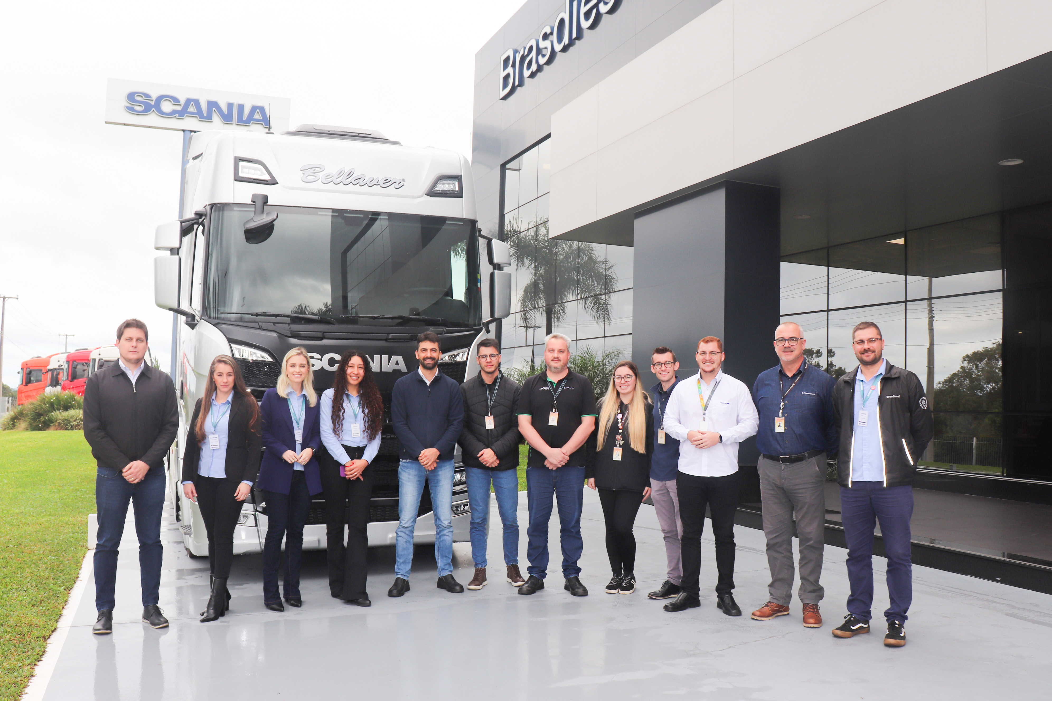 BRASDIESEL RECEBE A VISITA DA EMPRESA MARCOPOLO