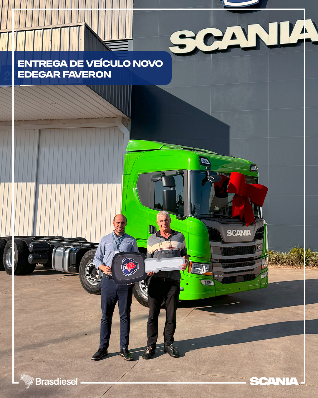   entrega de veículO novo - edegar faveron