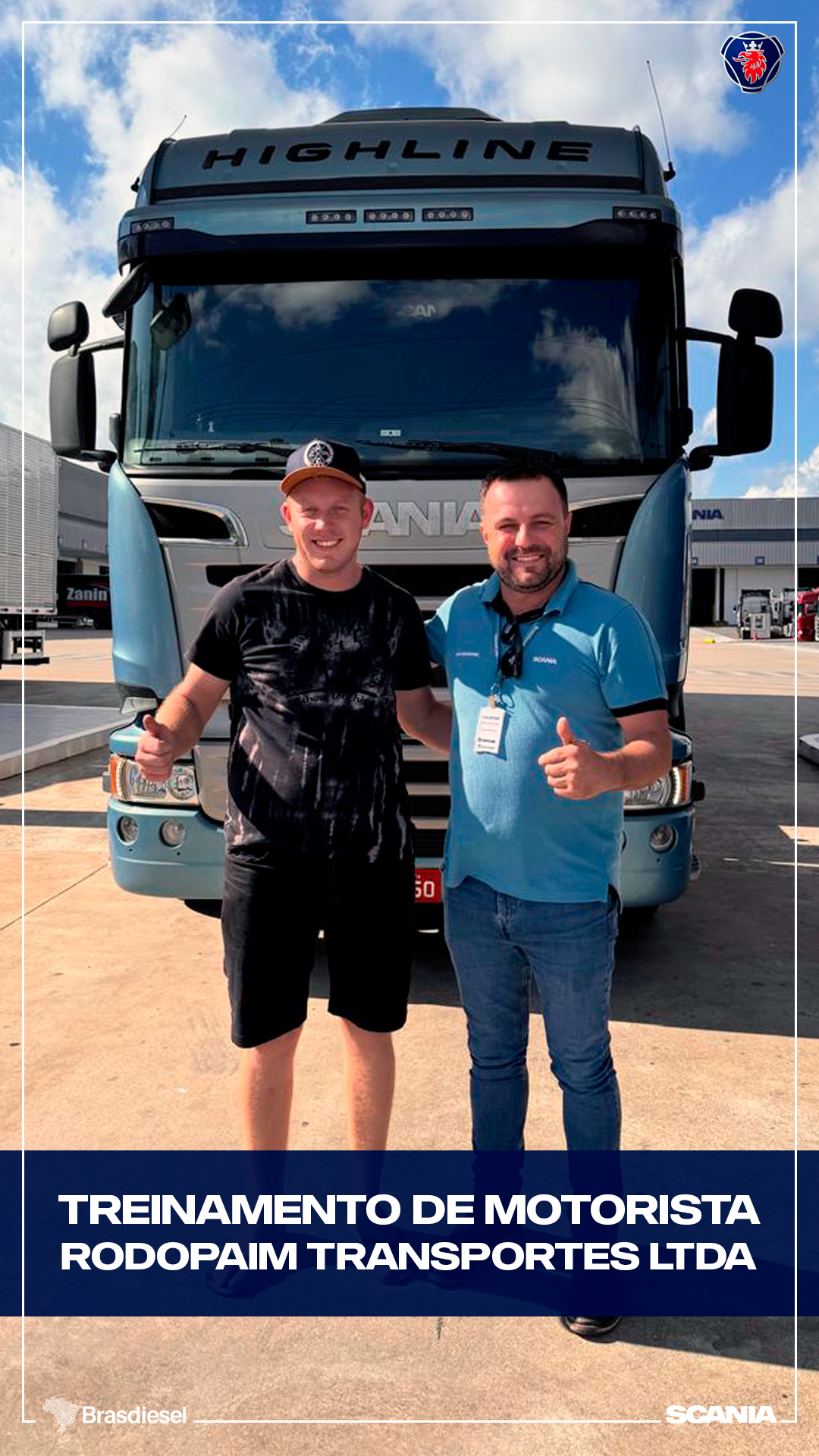 TREINAMENTO DE MOTORISTA - RODOPAIM TRANSPORTES LTDA