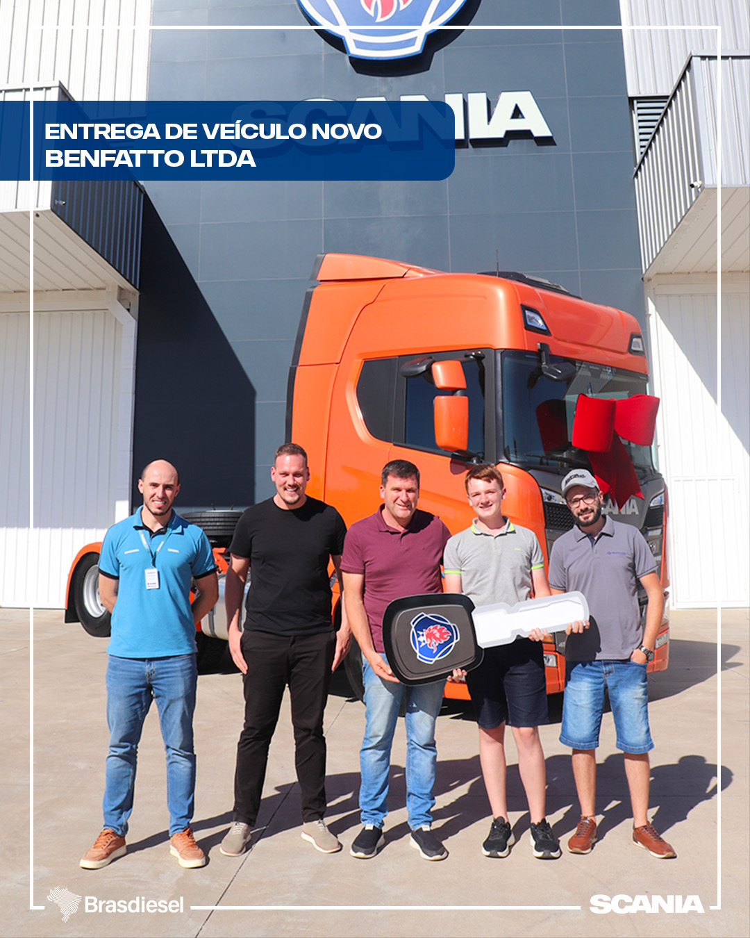 ENTREGA DE VEÍCULOS - BENFATTO TRANSPORTES LTDA