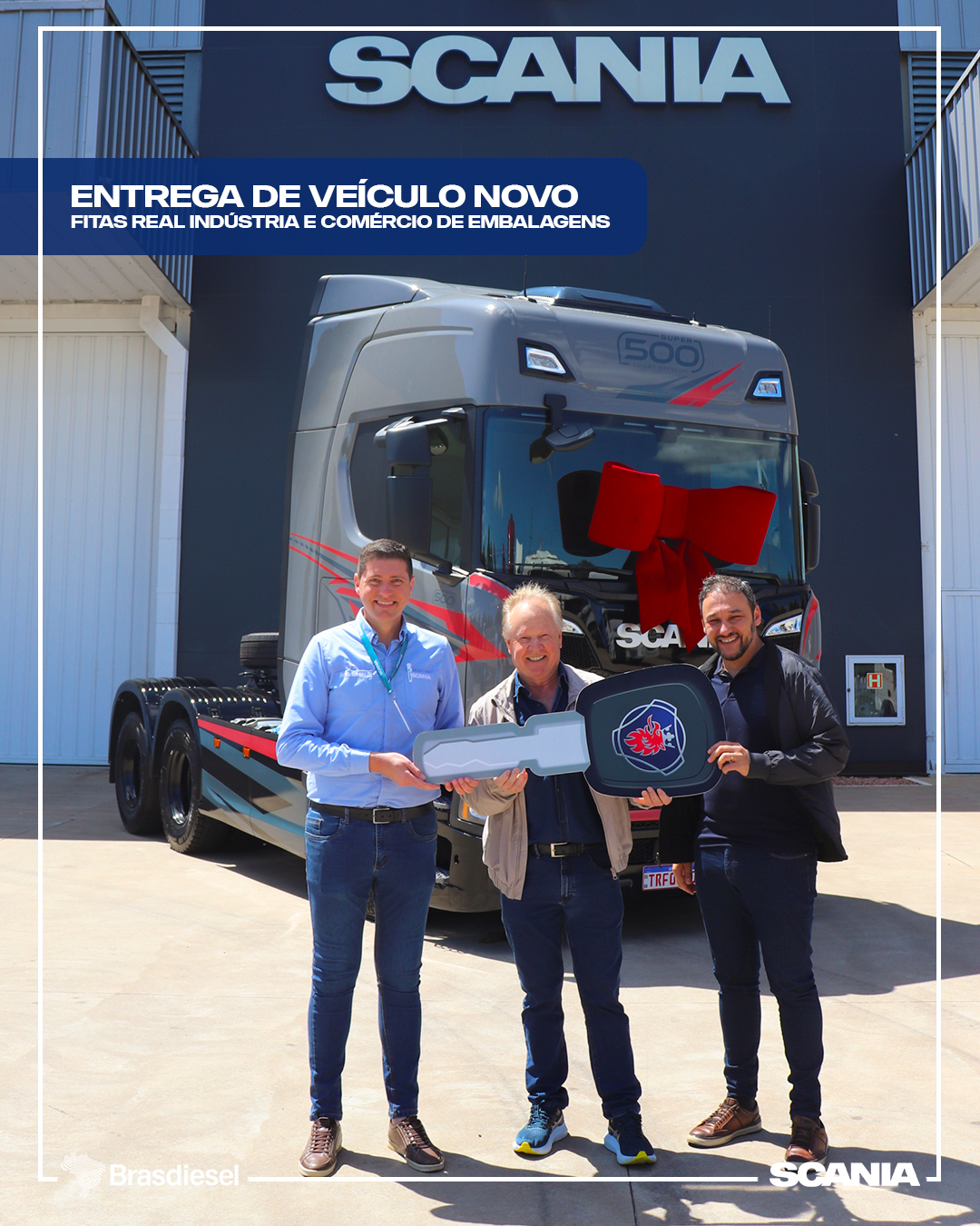ENTREGA DE VEÍCULO - FITAS REAL INDÚSTRIA E COMÉRCIO DE EMBALAGENS LTDA