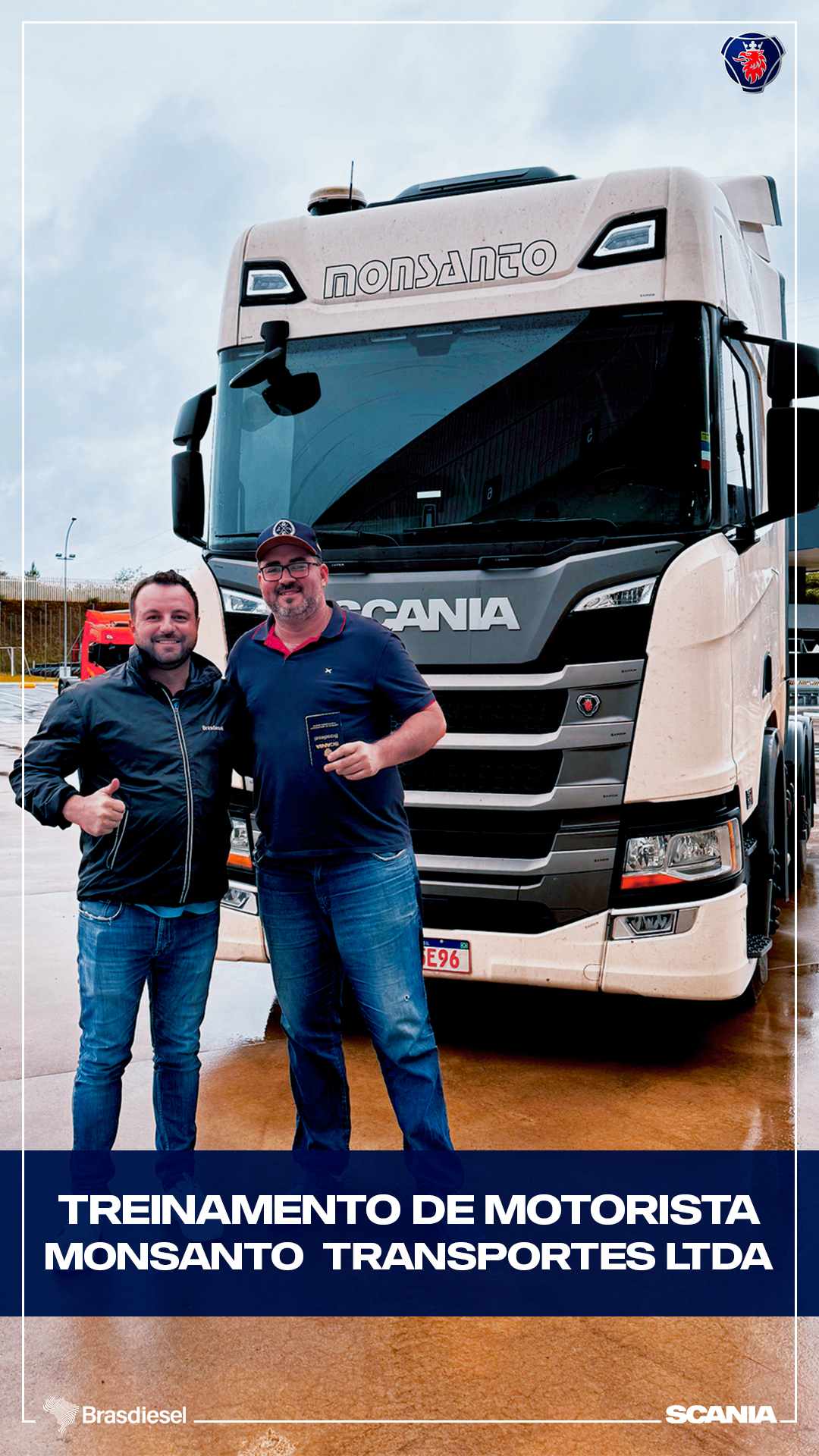 TREINAMENTO DE MOTORISTA - MONSANTO TRANSPORTES LTDA