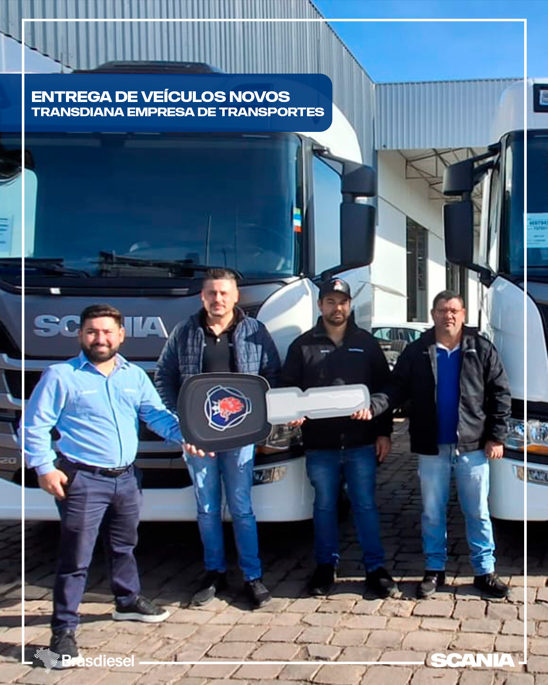 ENTREGA DE VEÍCULOS - TRANSDIANA EMPRESA DE TRANSPORTES LTDA