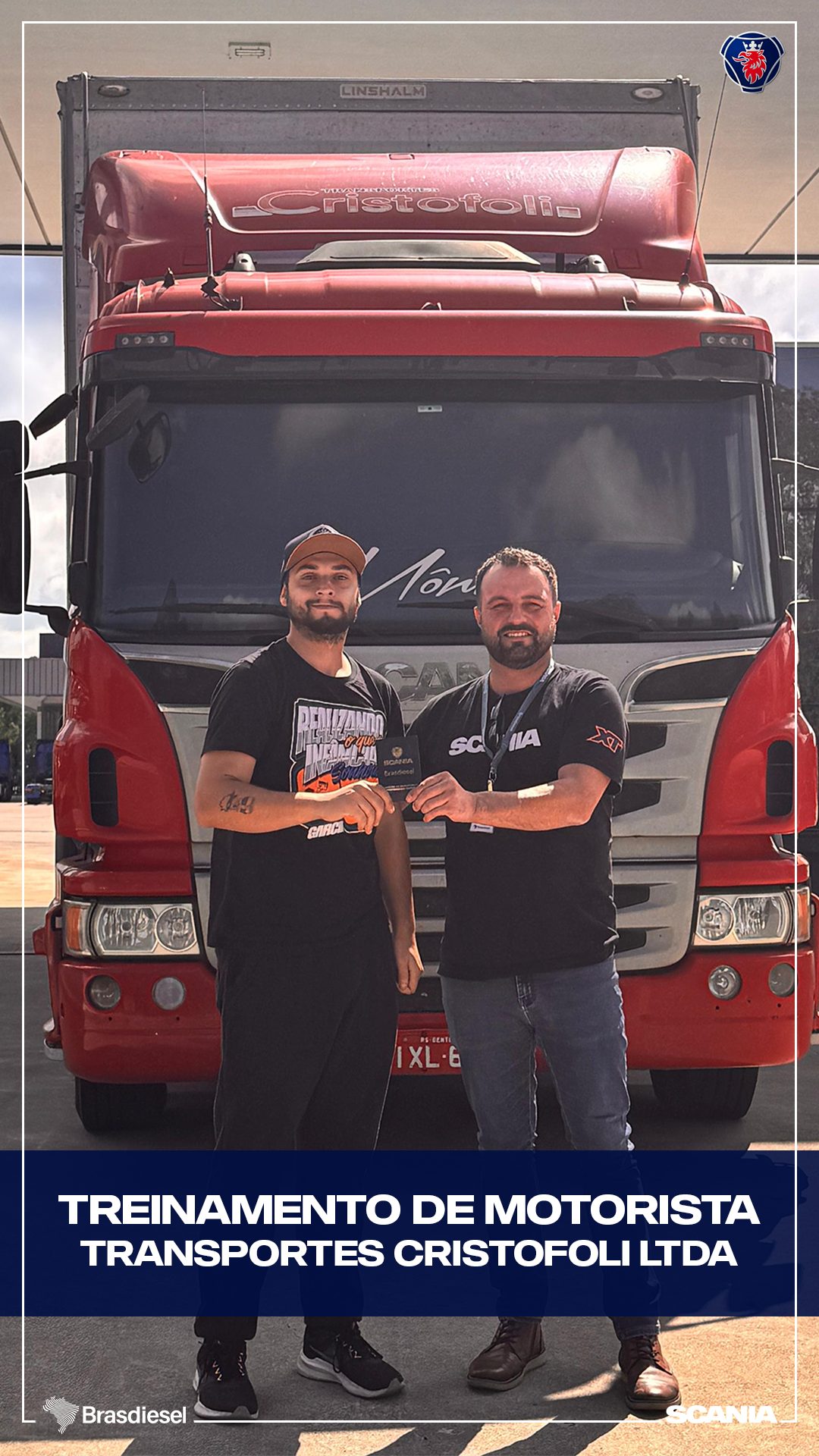 TREINAMENTO DE MOTORISTA - TRANSPORTES CRISTOFOLI LTDA