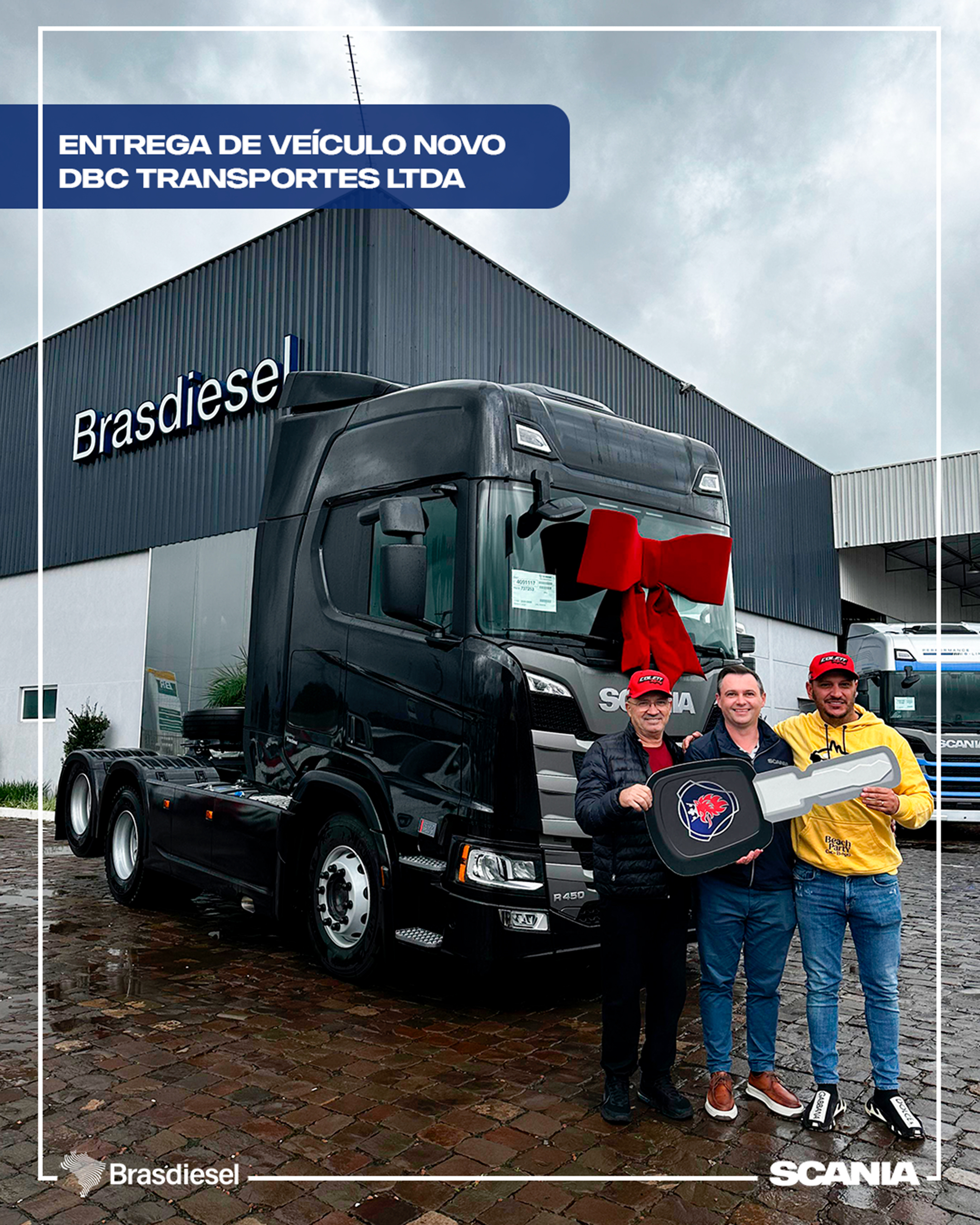 ENTREGA DE VEÍCULO - DBC TRANSPORTES LTDA              