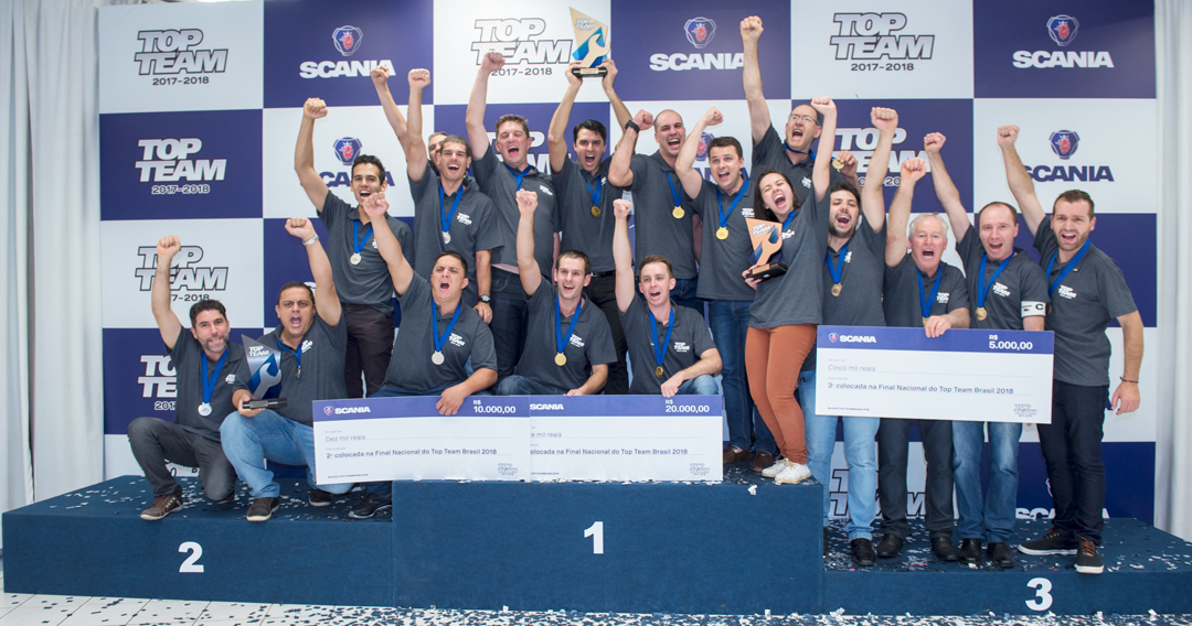 Scania abre inscrições para competição TOP TEAM 2022