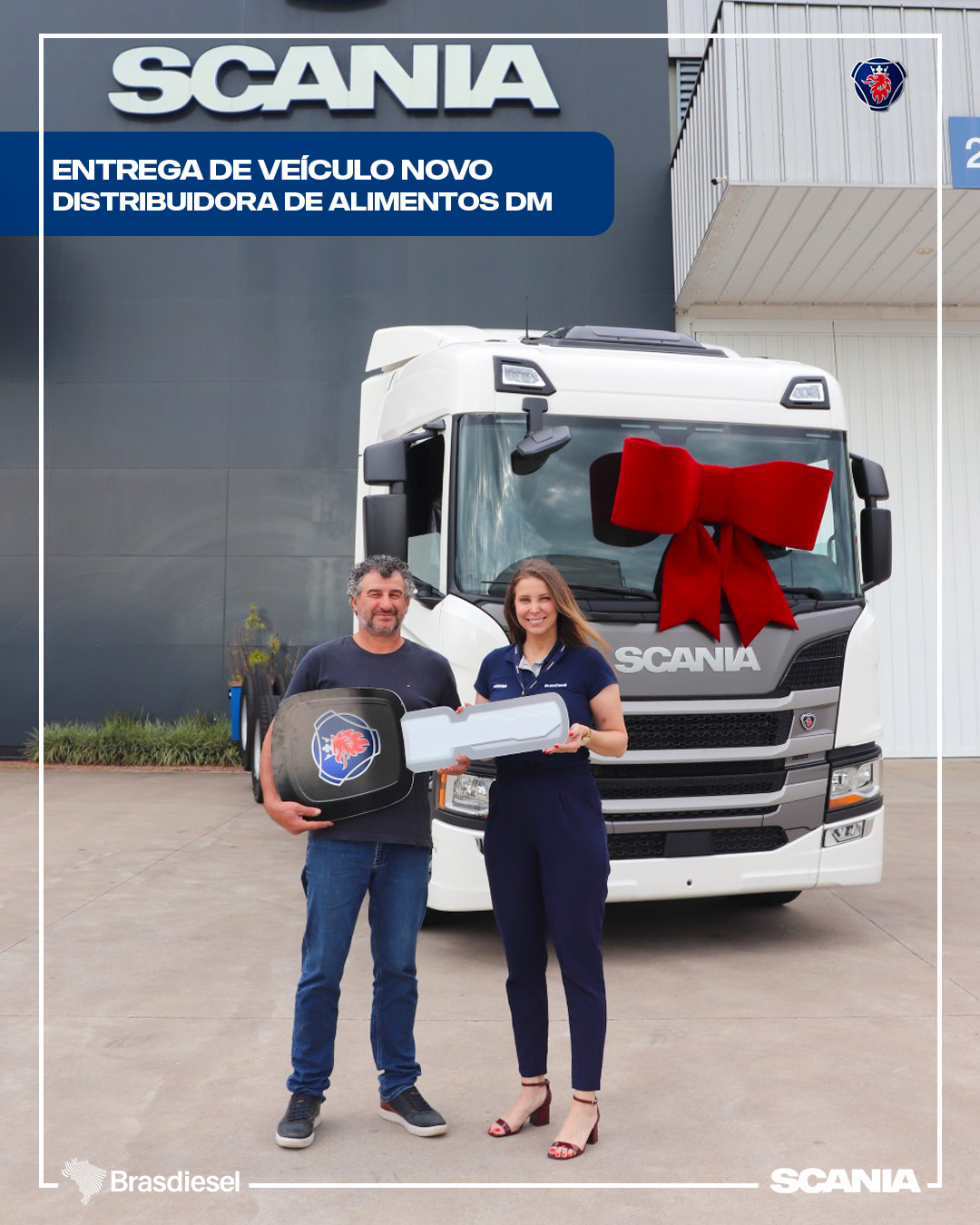 ENTREGA DE VEÍCULO - Distribuidora de Alimentos Dm LTDA