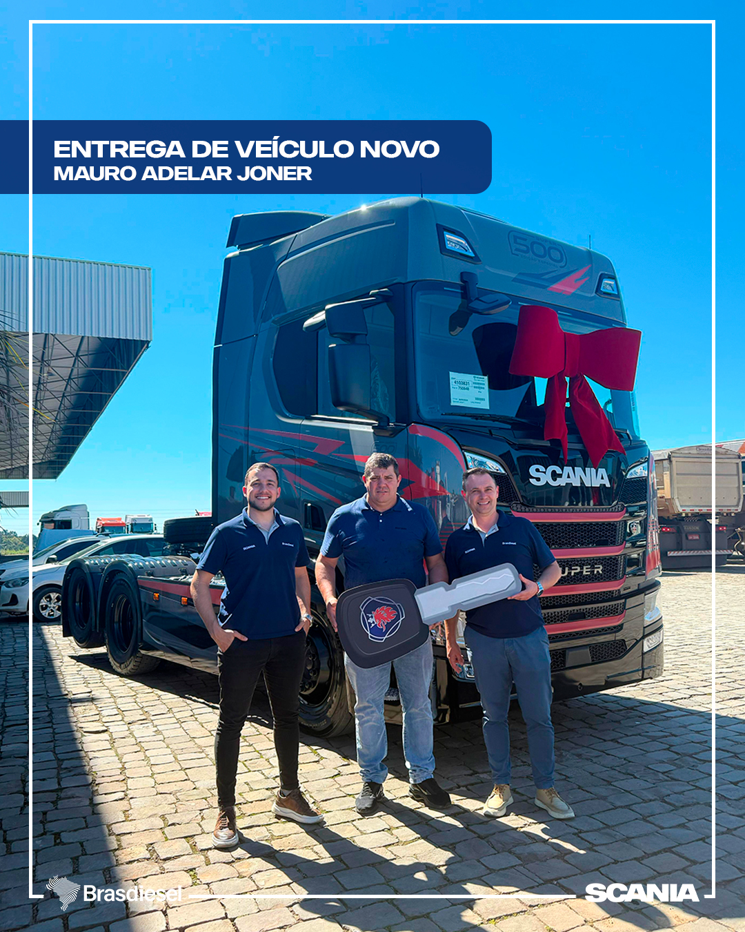 ENTREGA DE VEÍCULO  - MAURO ADELAR JONER