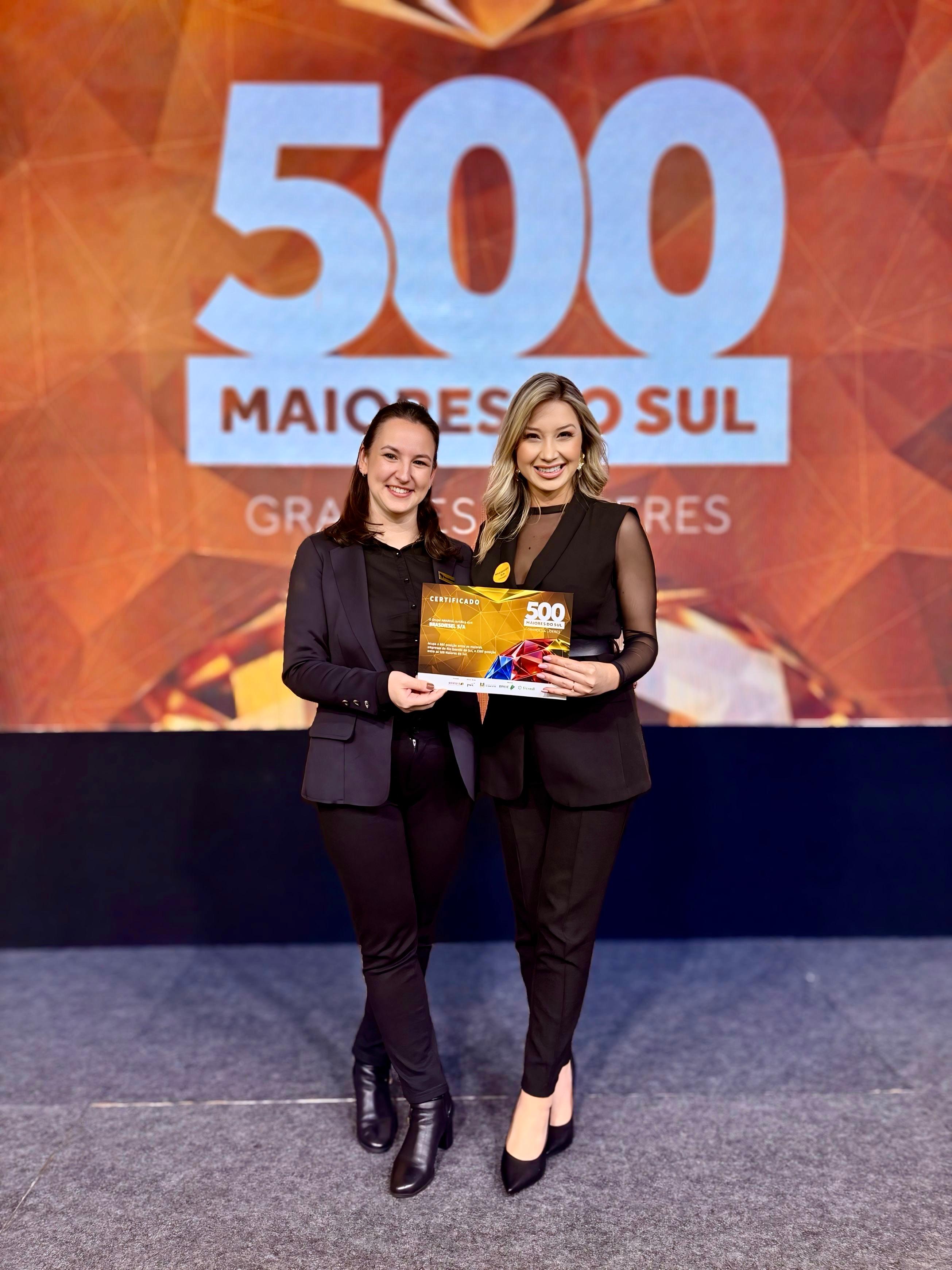 Brasdiesel está entre as 100 maiores empresas do Rio Grande do Sul no ranking 500 Maiores do Sul 2026