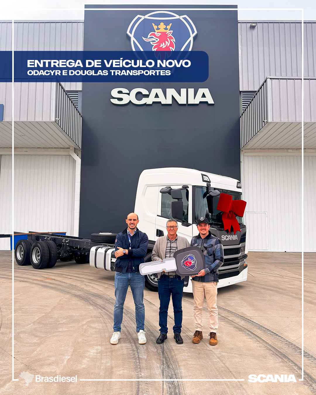 entrega de veículo - Odacyr e Douglas Transportes