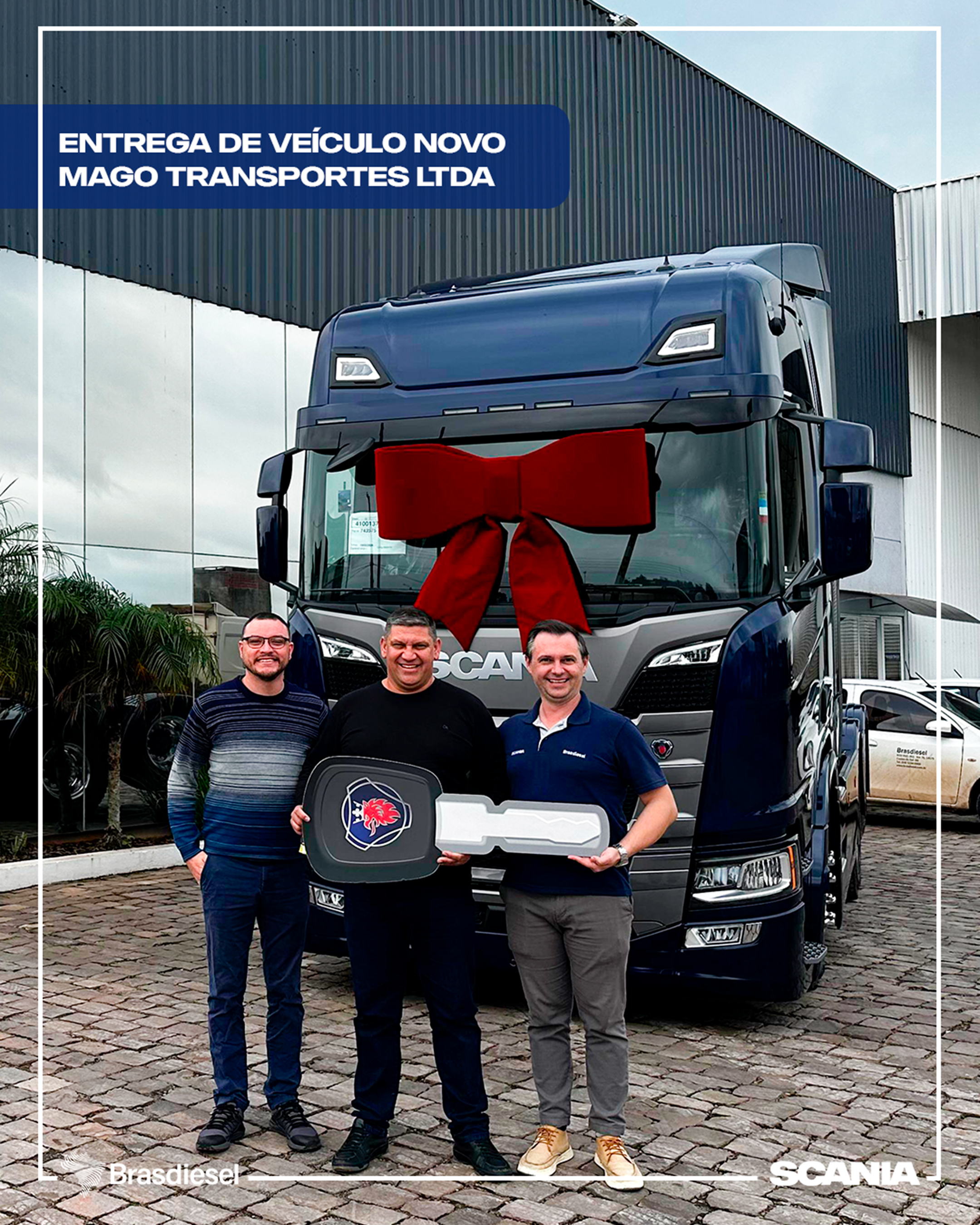 ENTREGA DE VEÍCULO - MAGO TRANSPORTES LTDA