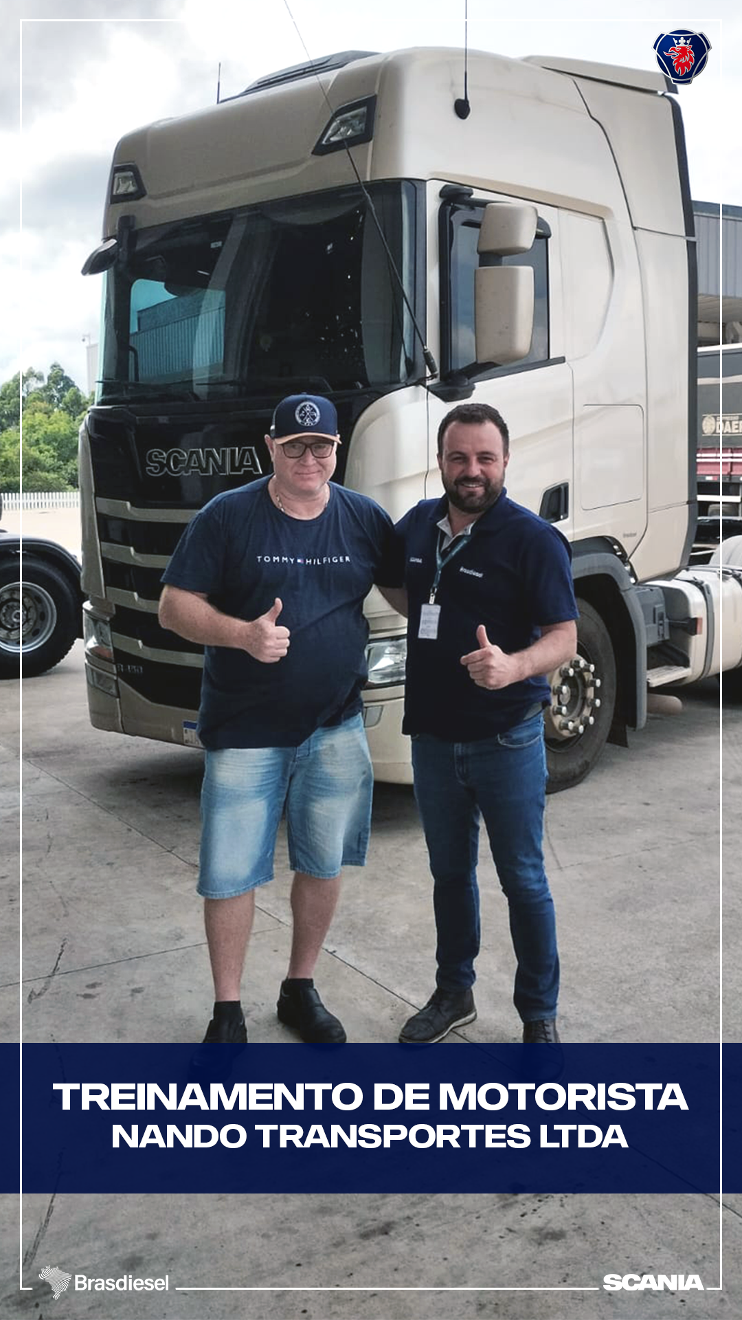 TREINAMENTO DE MOTORISTA - NANDO TRANSPORTES LTDA
