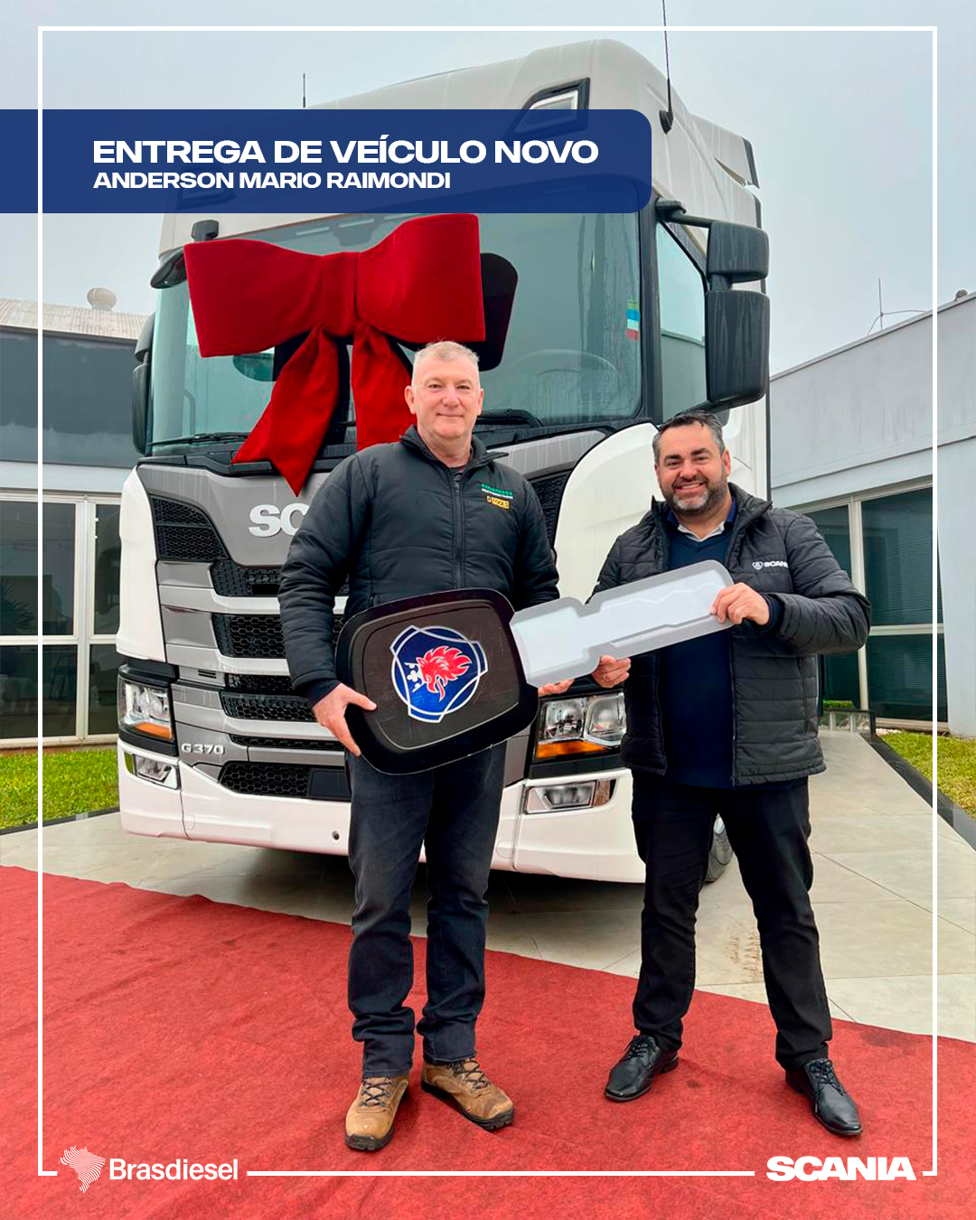 entrega de veículo - ANDERSON MARIO RAIMONDI