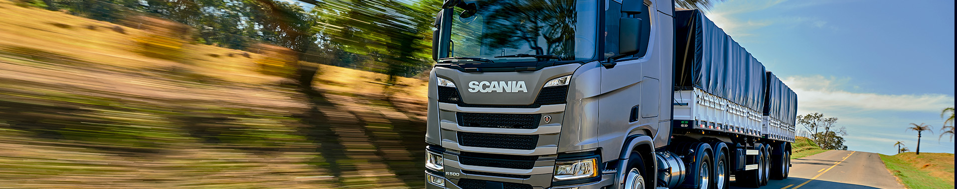 Banner Concessionária SCANIA do Brasil