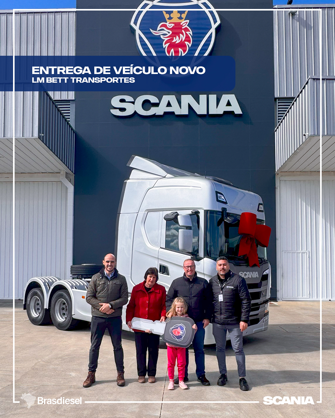 ENTREGA DE VEÍCULO - LM BETT TRANSPORTES
