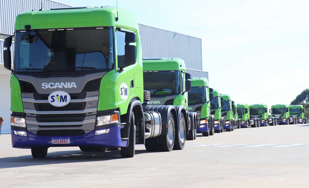 SIM REDE DE POSTOS LTDA ADQUIRE 40 CAMINHÕES SCANIA