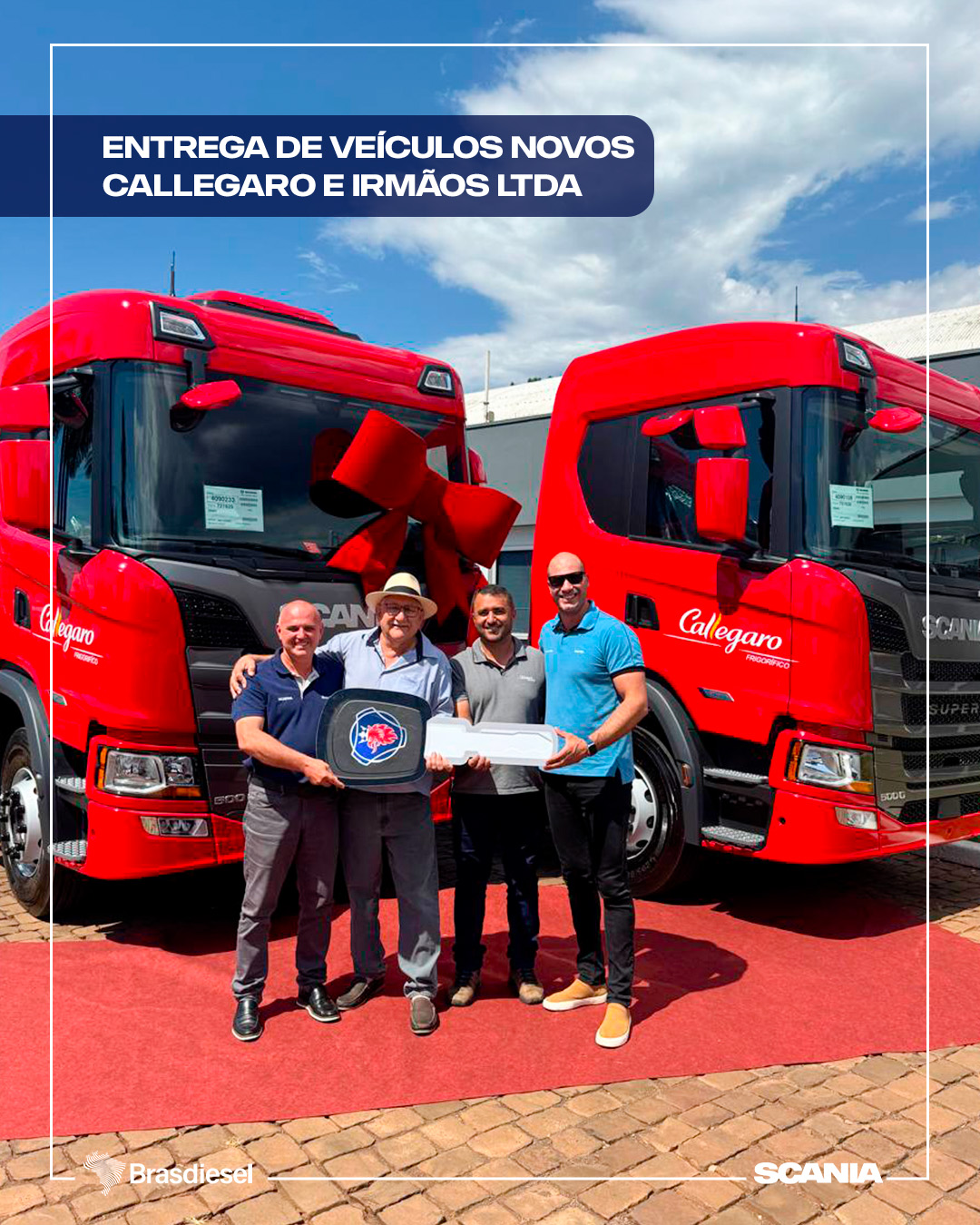 ENTREGA DE VEÍCULOS - CALLEGARO E IRMÃOS LTDA