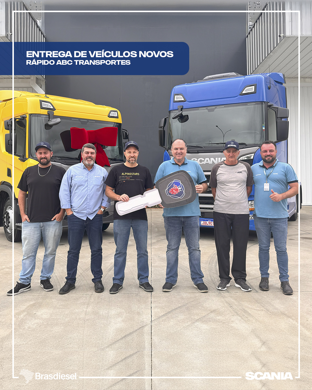 ENTREGA DE VEÍCULOS - RÁPIDO ABC TRANSPORTES