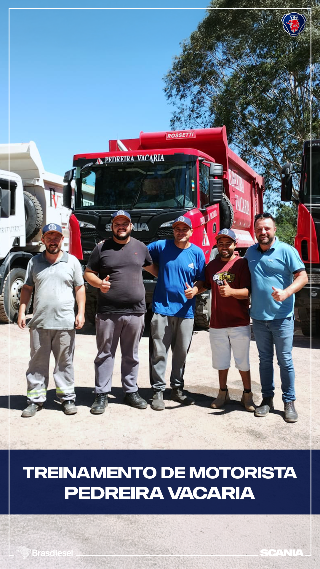 TREINAMENTO DE MOTORISTA - PEDREIRA VACARIA 