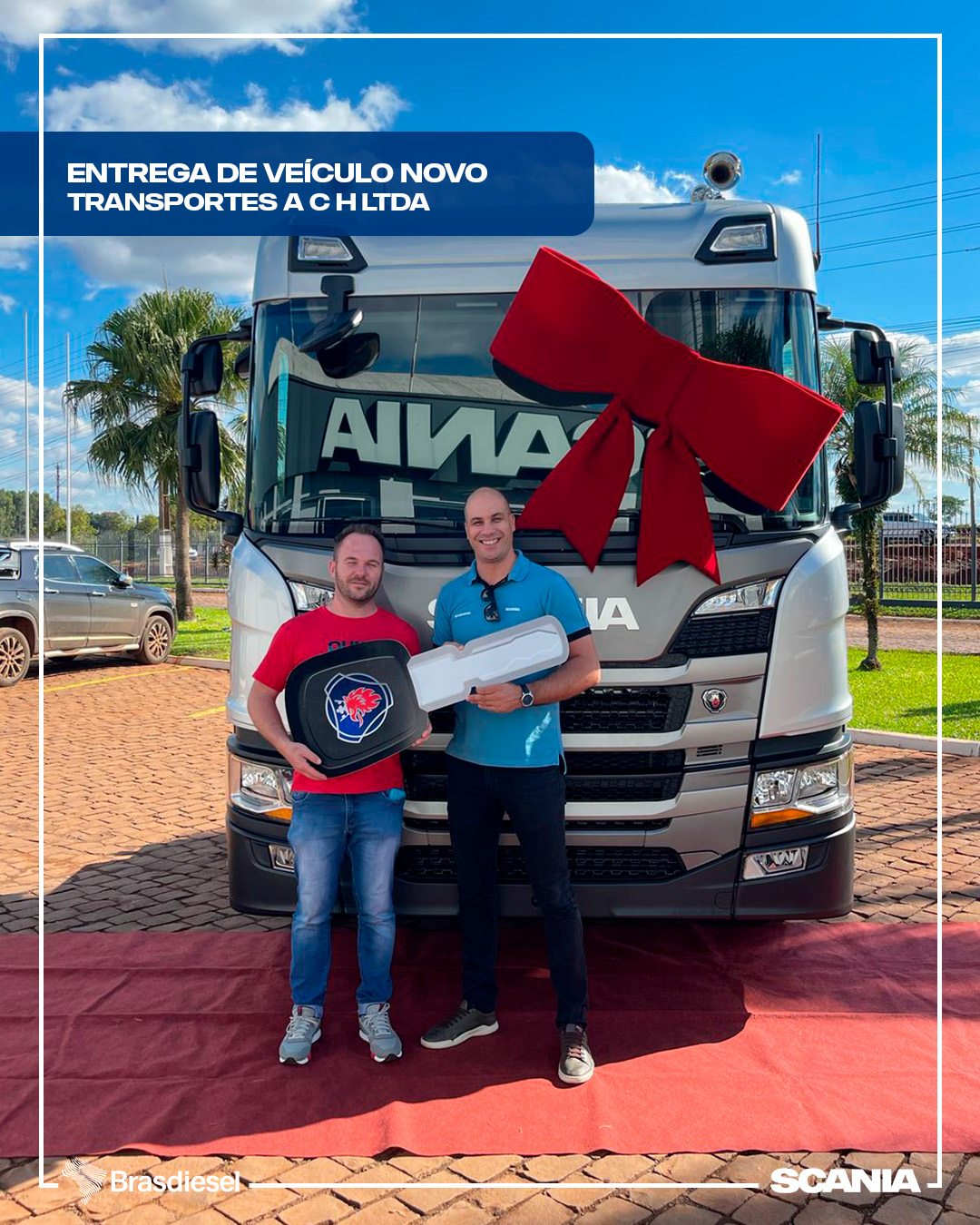 ENTREGA DE VEÍCULO - TRANSPORTES A C H LTDA