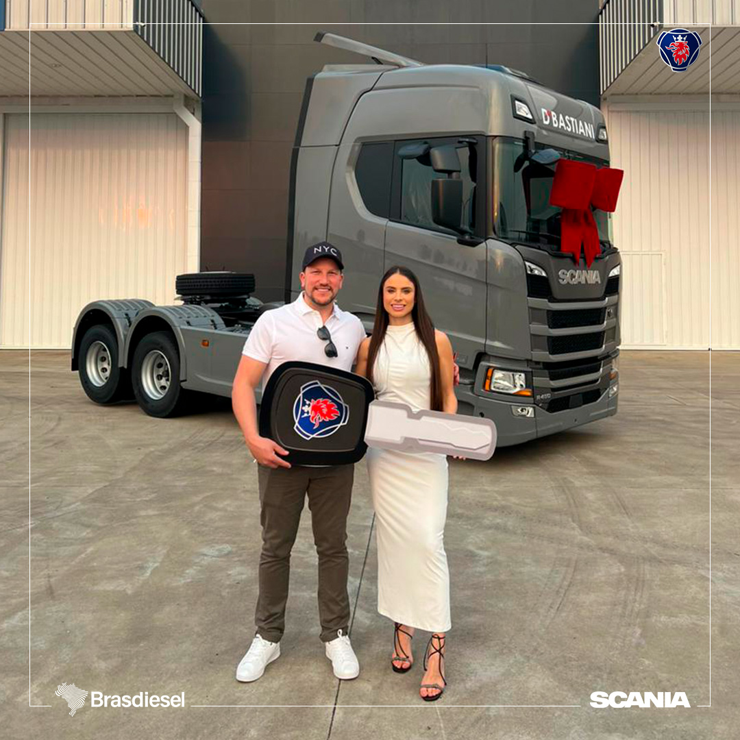 ENTREGA DE VEÍCULO - DEBA D’BASTIANI TRANSPORTES