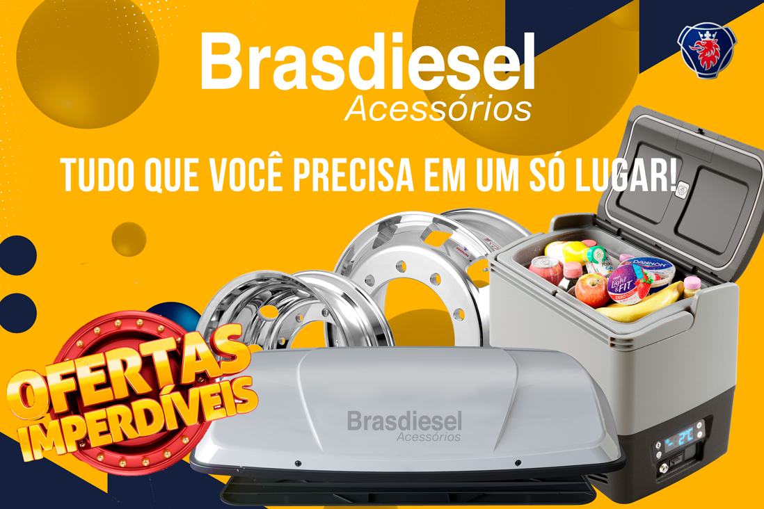 Brasdiesel apresenta espaço exclusivo para venda de acessórios. Confira as promoções de lançamento!
