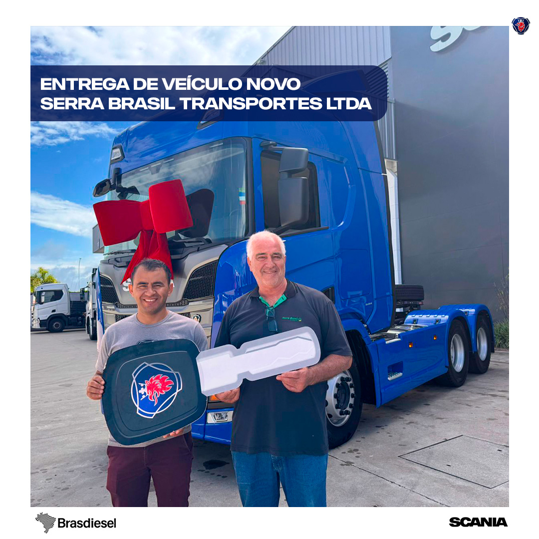 ENTREGA DE VEÍCULO - SERRA BRASIL TRANSPORTES LTDA     