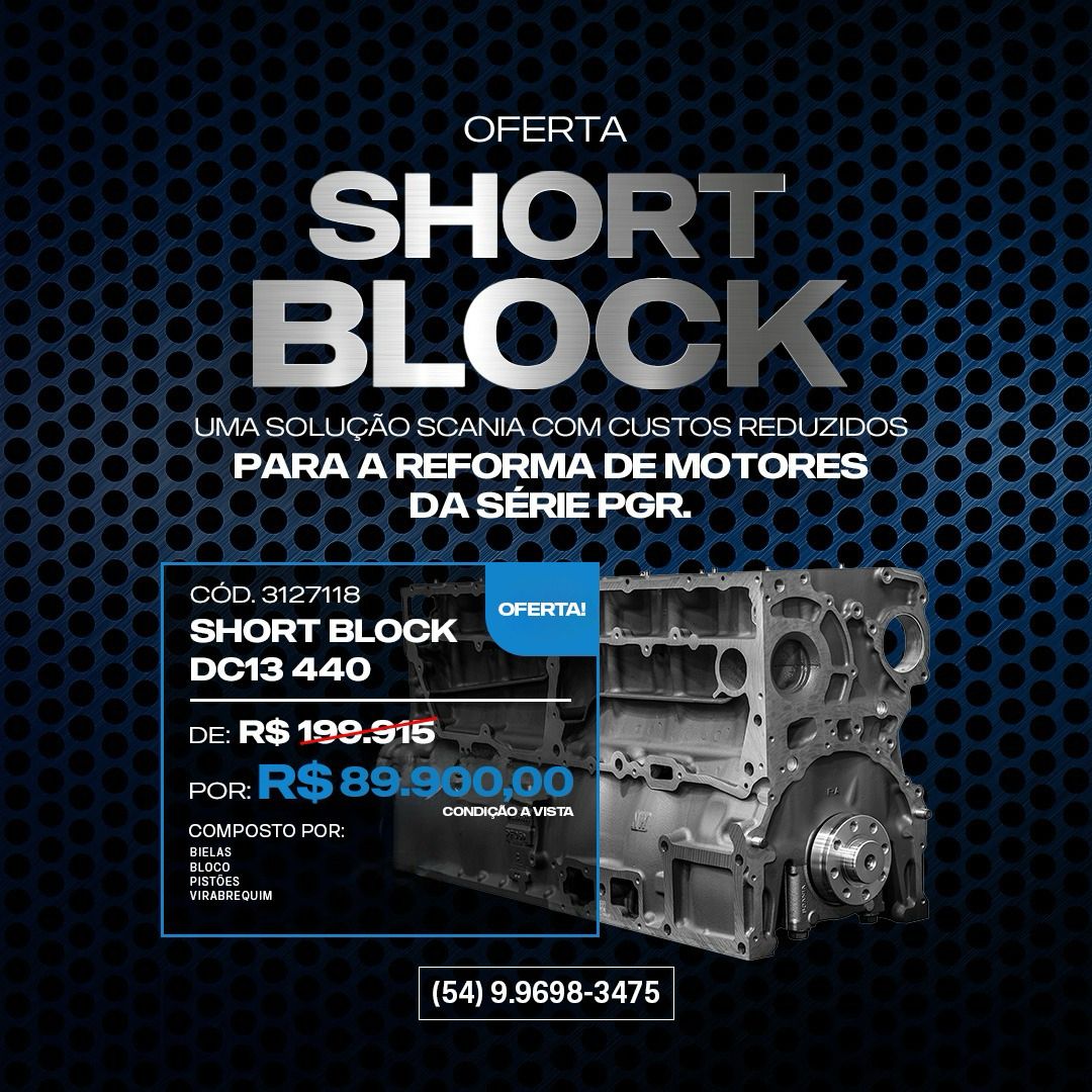 Promoção Short Block