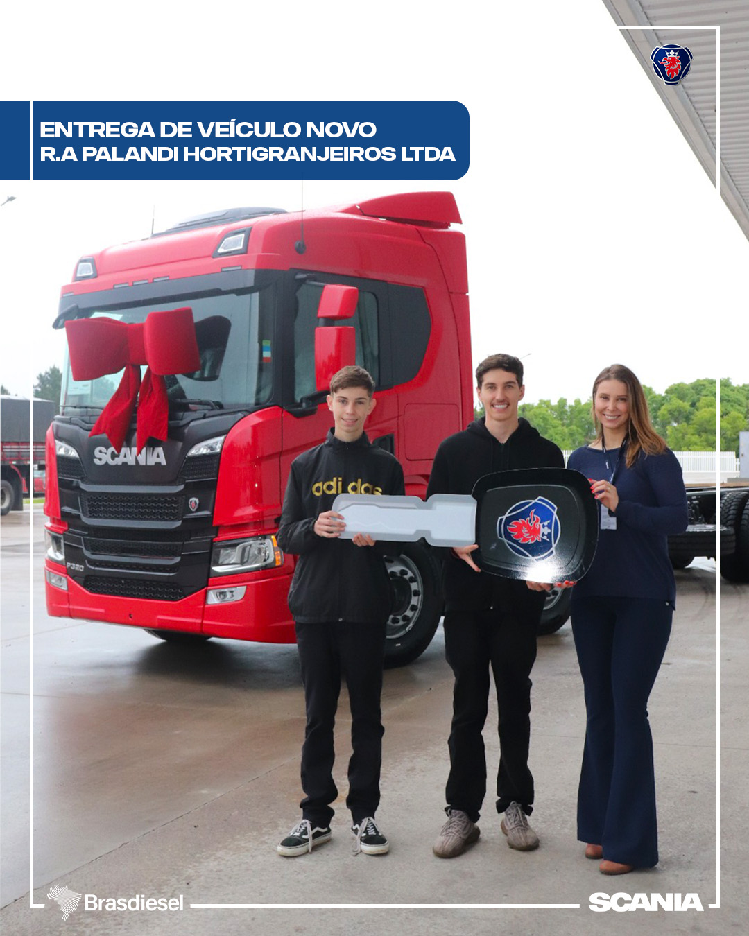 ENTREGA DE VEÍCULO - R.a Palandi Hortigranjeiros LTDA  