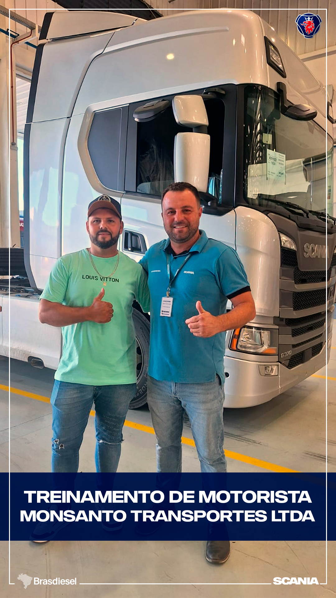 TREINAMENTO DE MOTORISTA - MONSANTO TRANSPORTES LTDA