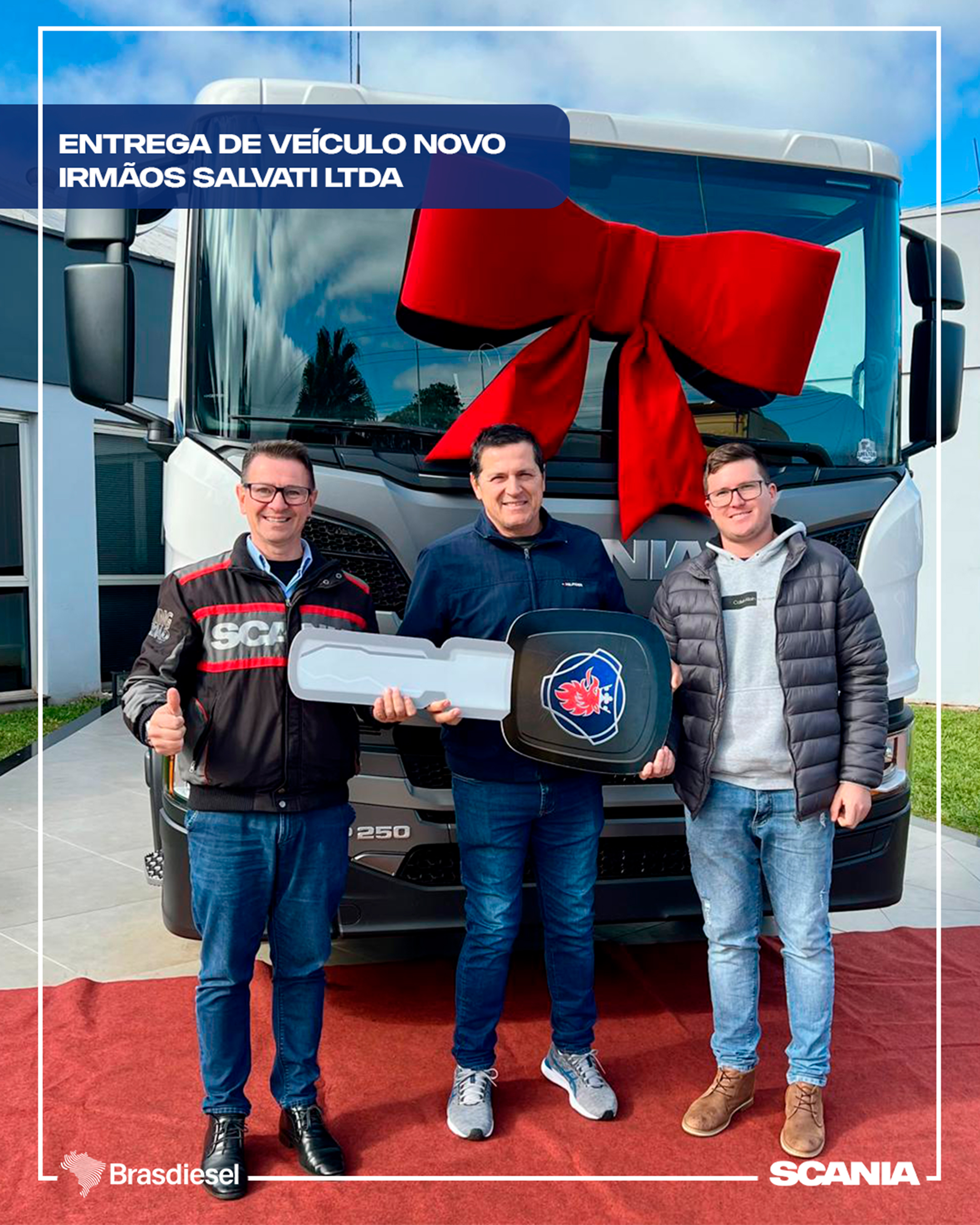 ENTREGA DE VEÍCULO - IRMÃOS SALVATI LTDA