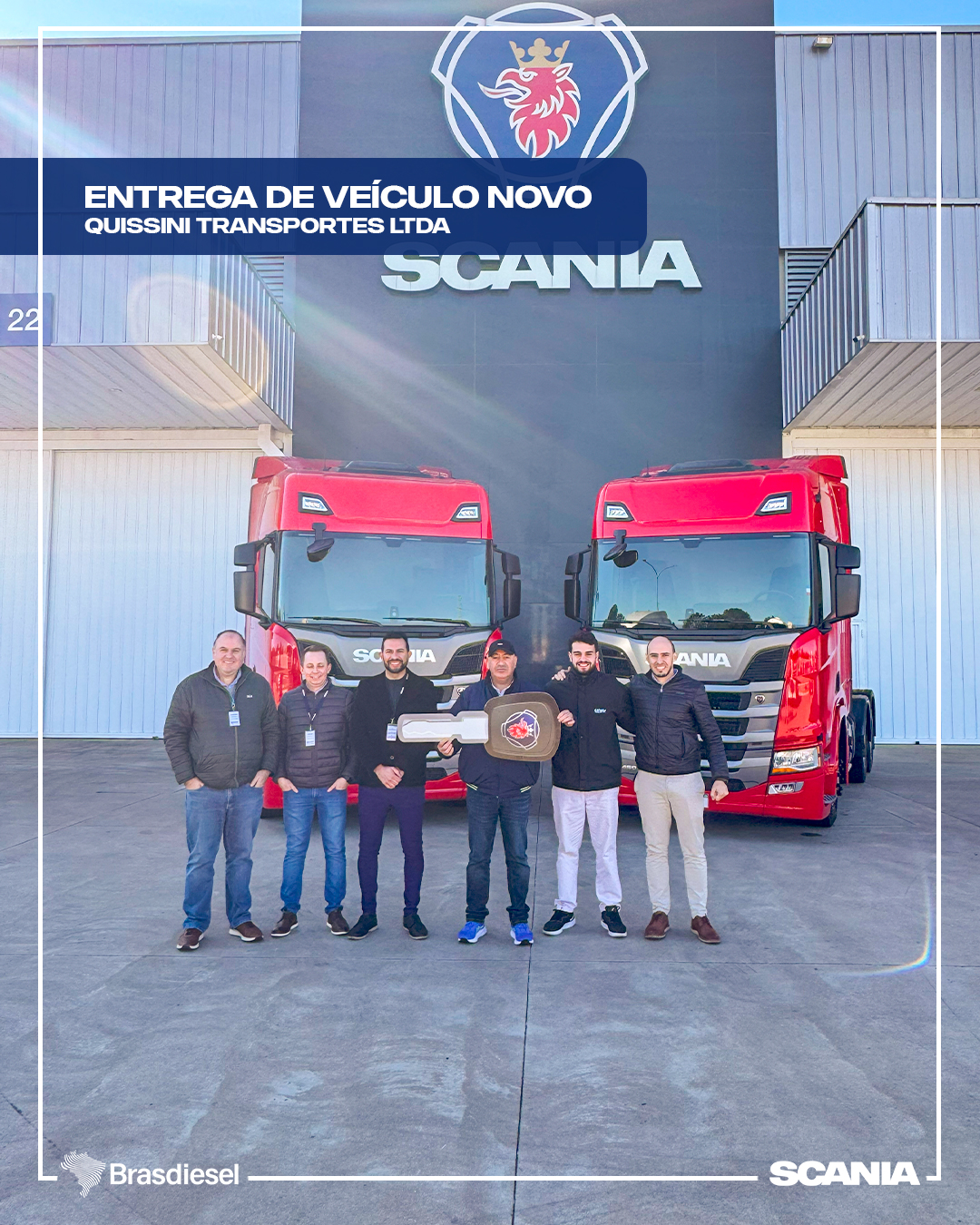 entrega de veículos - quissini transportes ltda                 